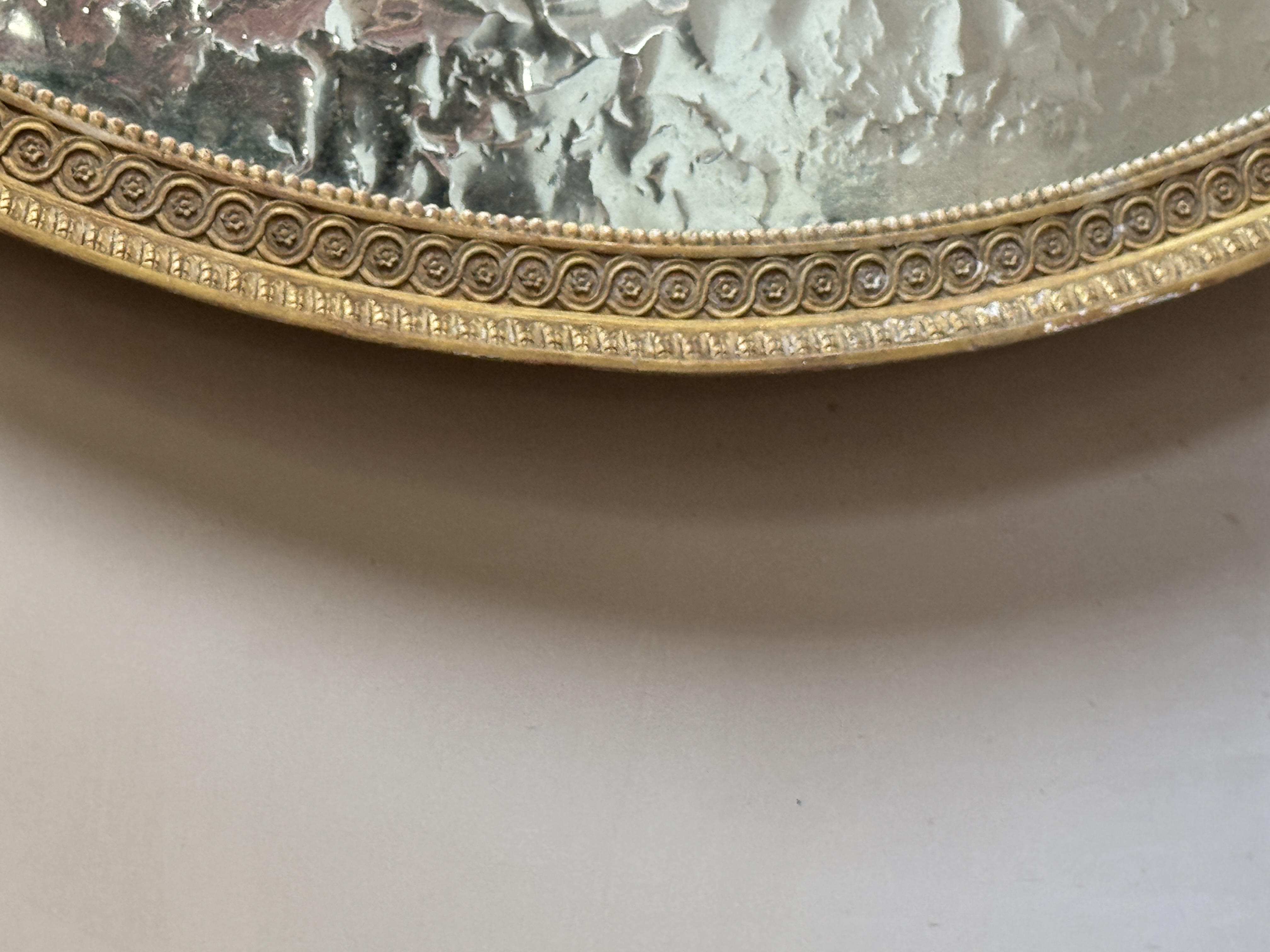 Large Oval Giltwood Mirror image 3