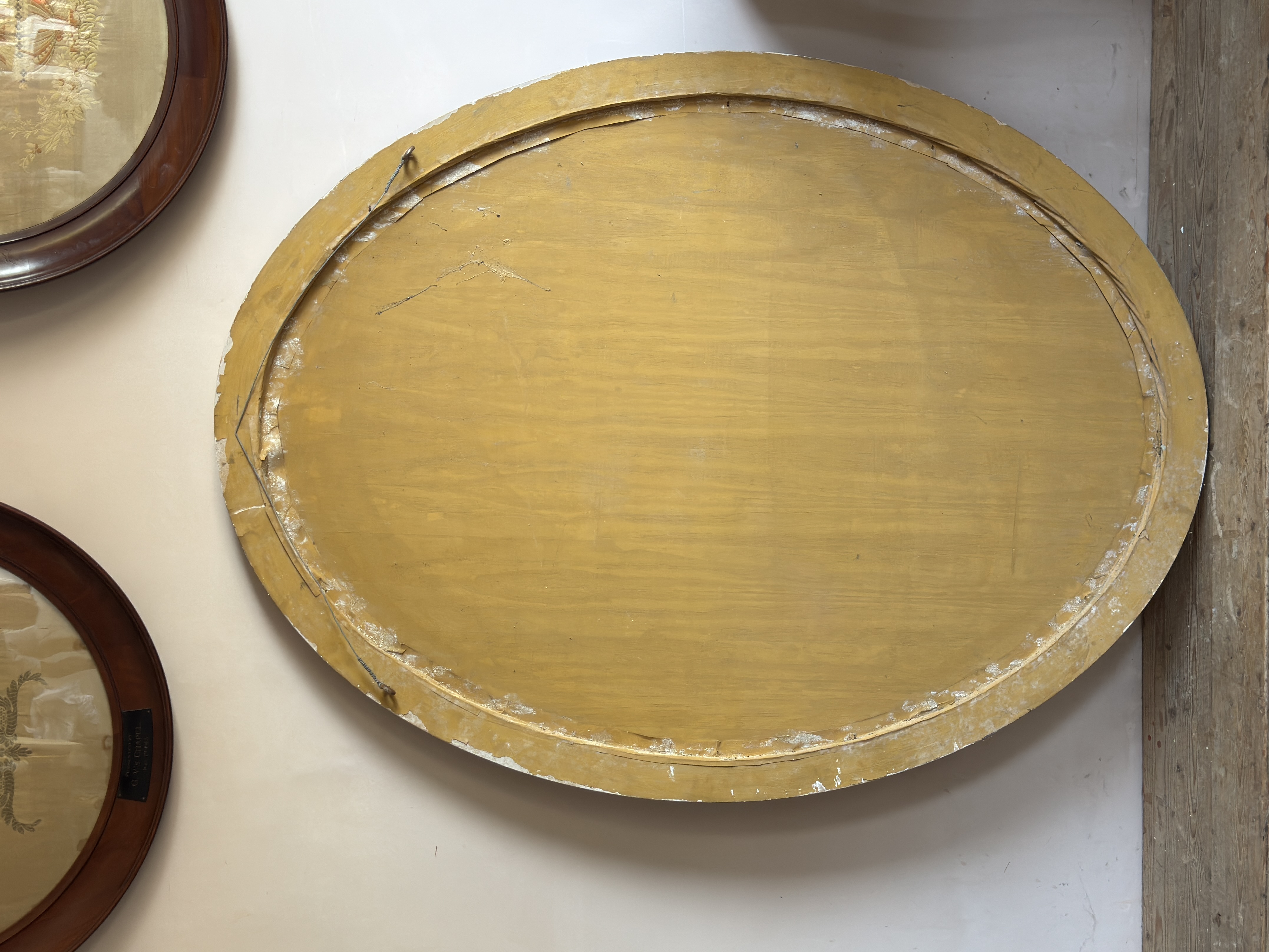 Large Oval Giltwood Mirror image 4