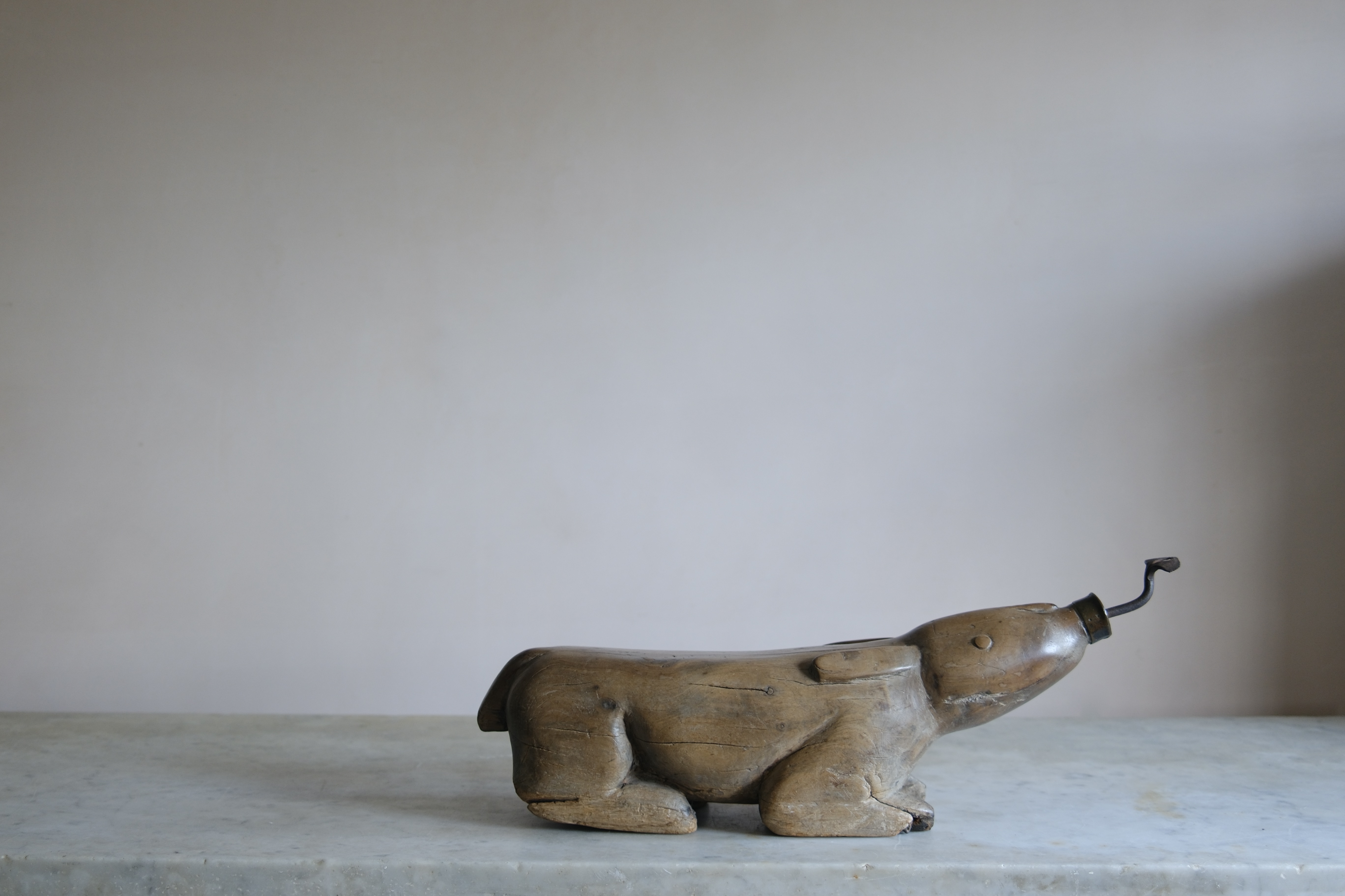 A Thai Folk Art Carved Wooden Rabbit image 3