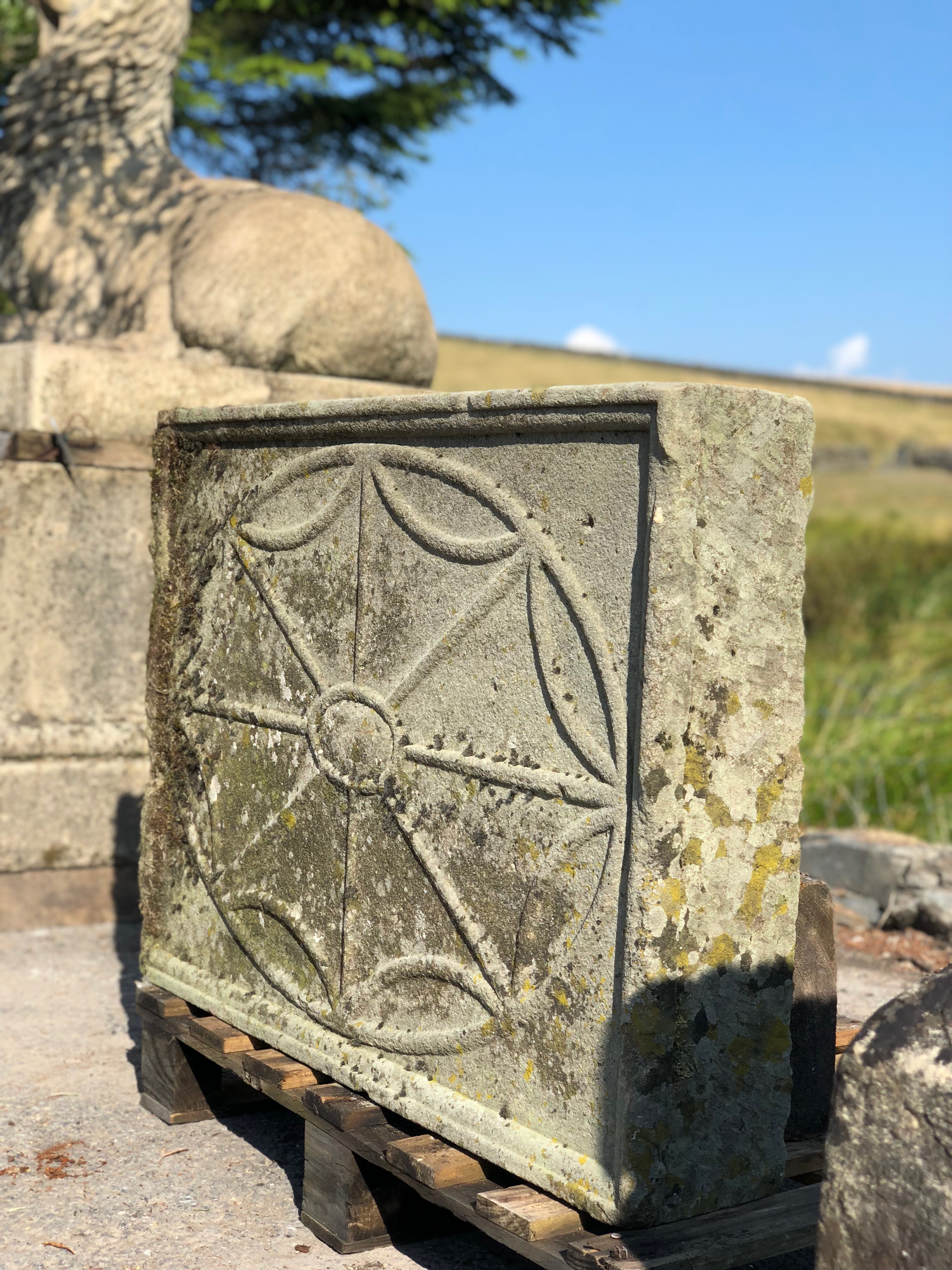 Carved Sandstone Blind Window by Robert Adam image 3