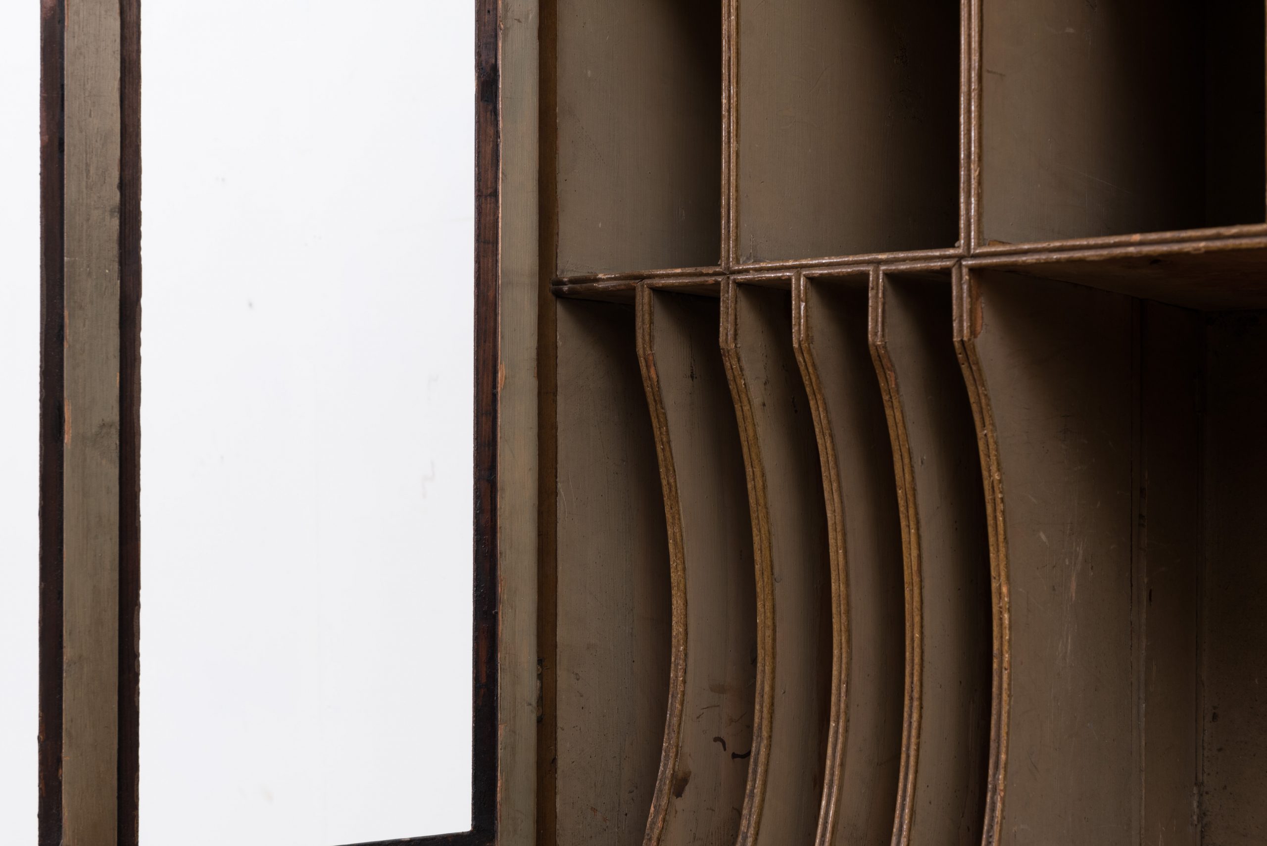 Antique Pigeon Hole Cupboard image 11
