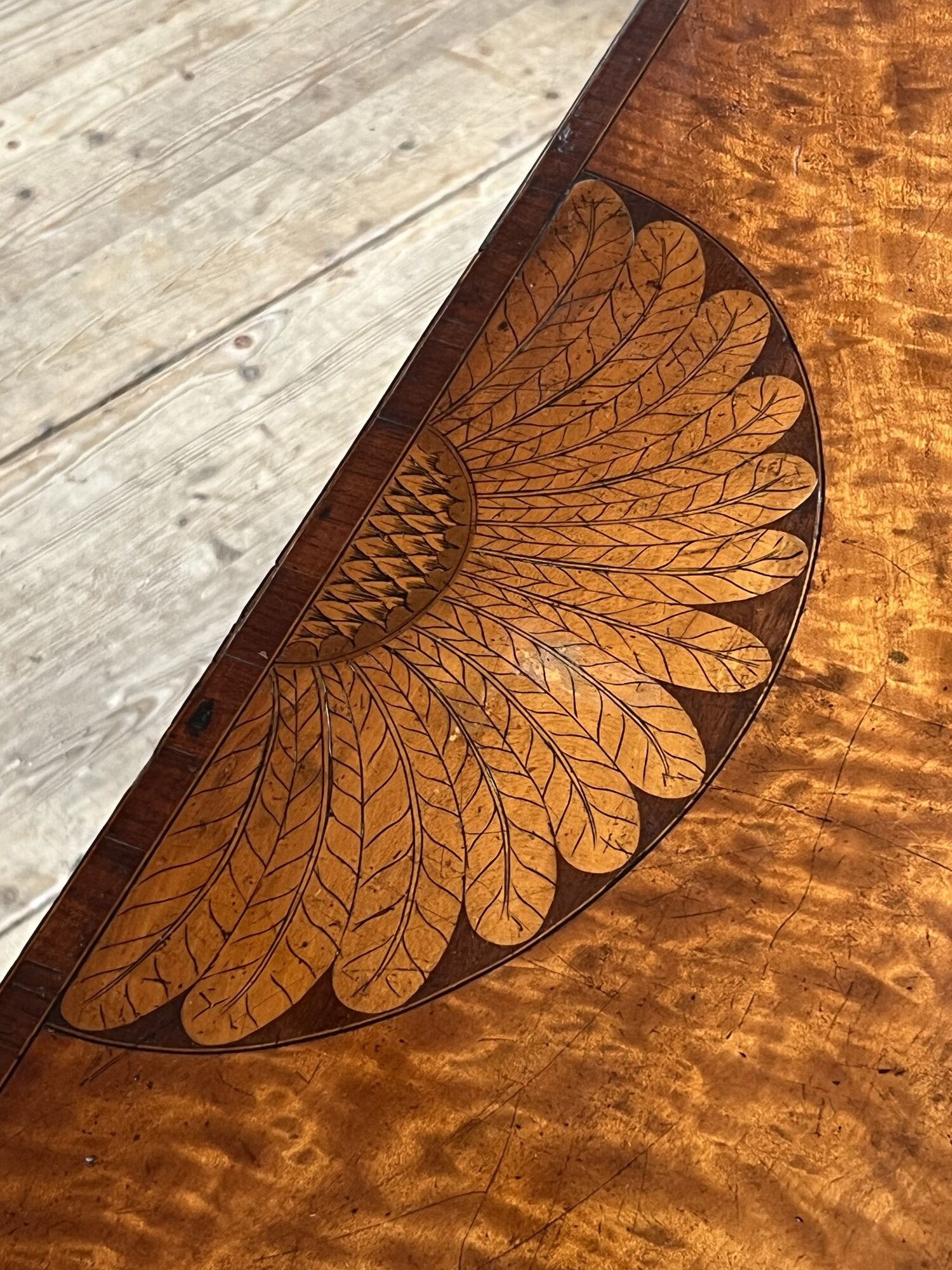 18thC Demi Lune Card Table image 5