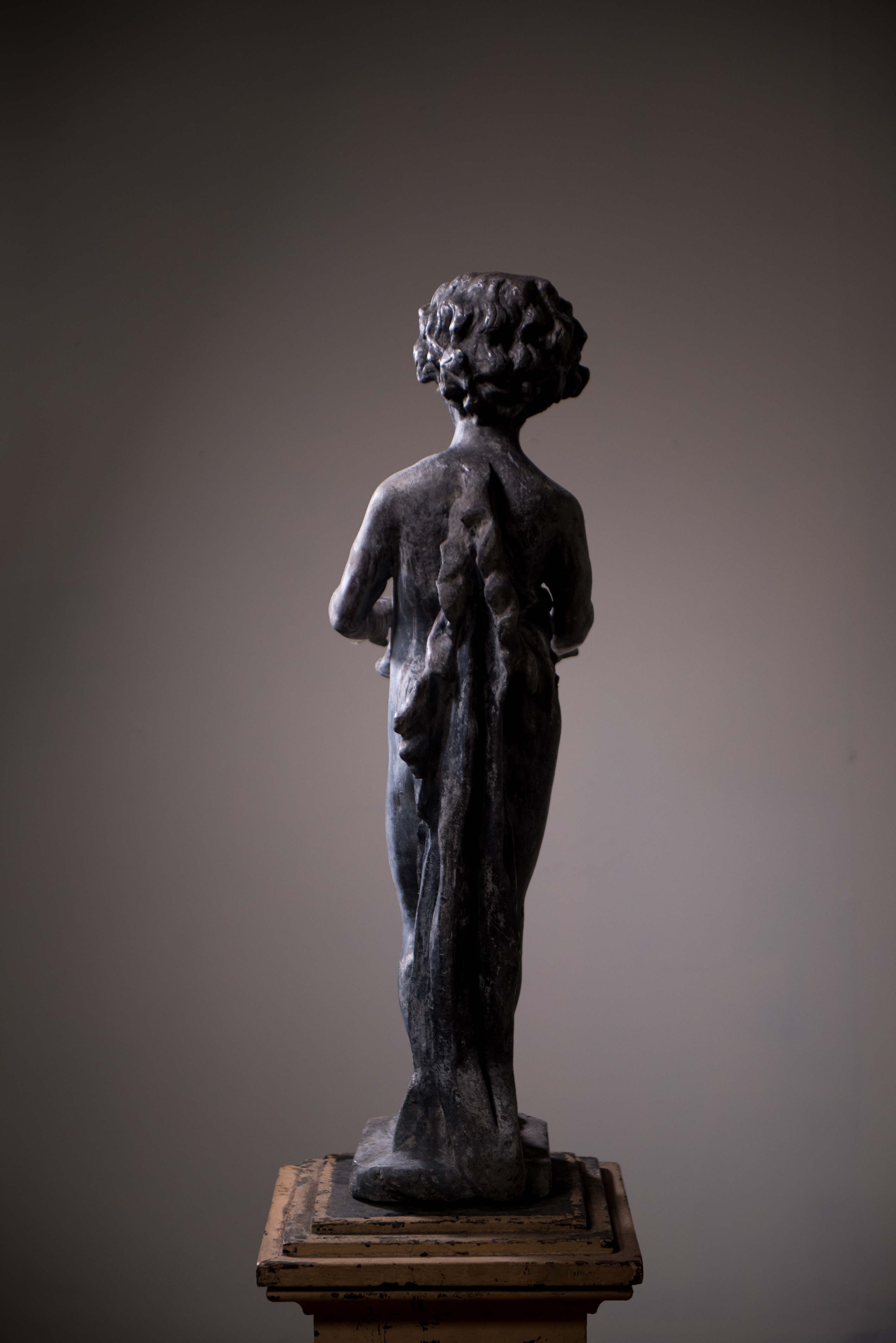 Antique Lead Piping Boy image 11