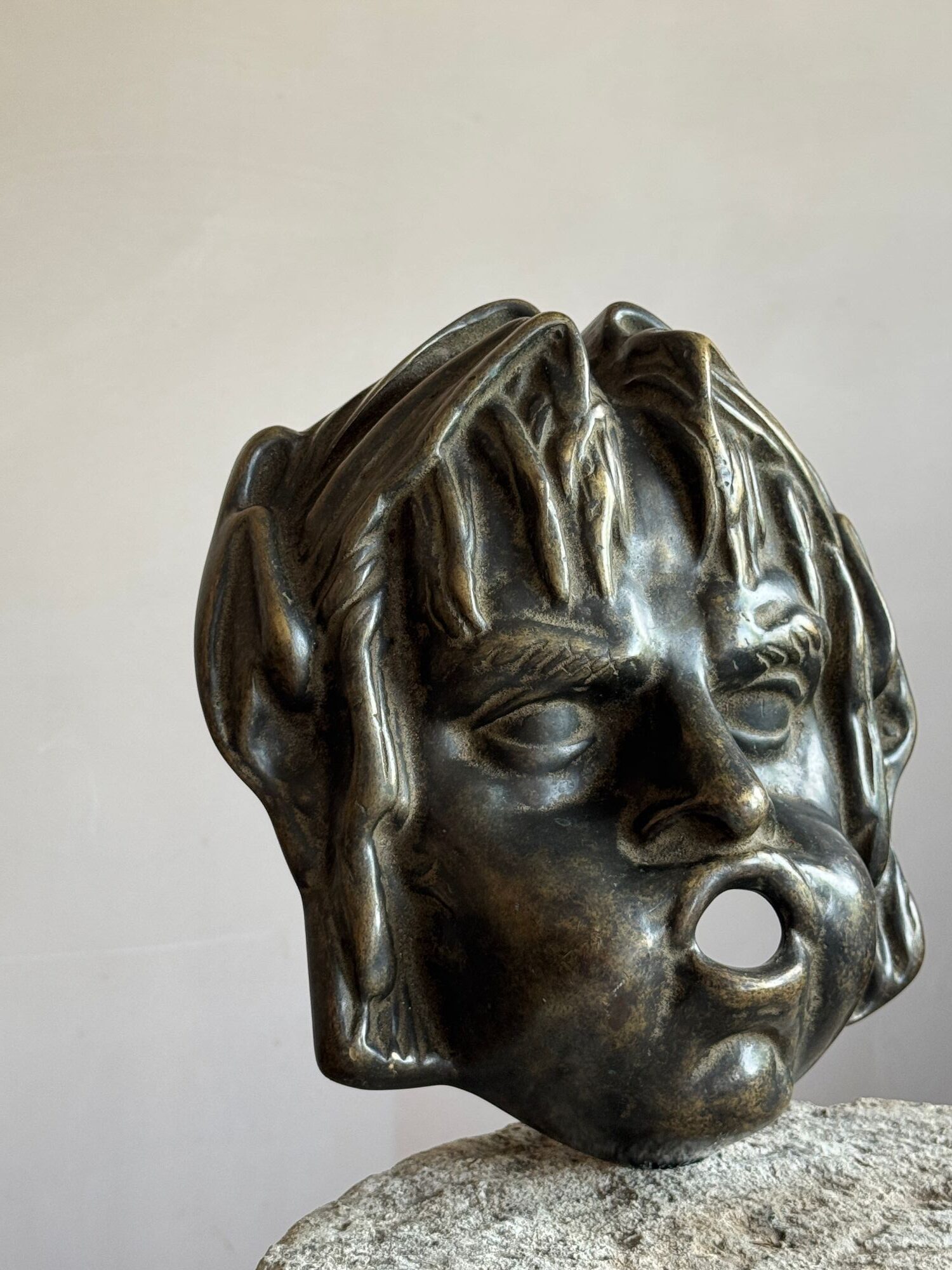 A Bronze Satyr Fountain Mask image 9