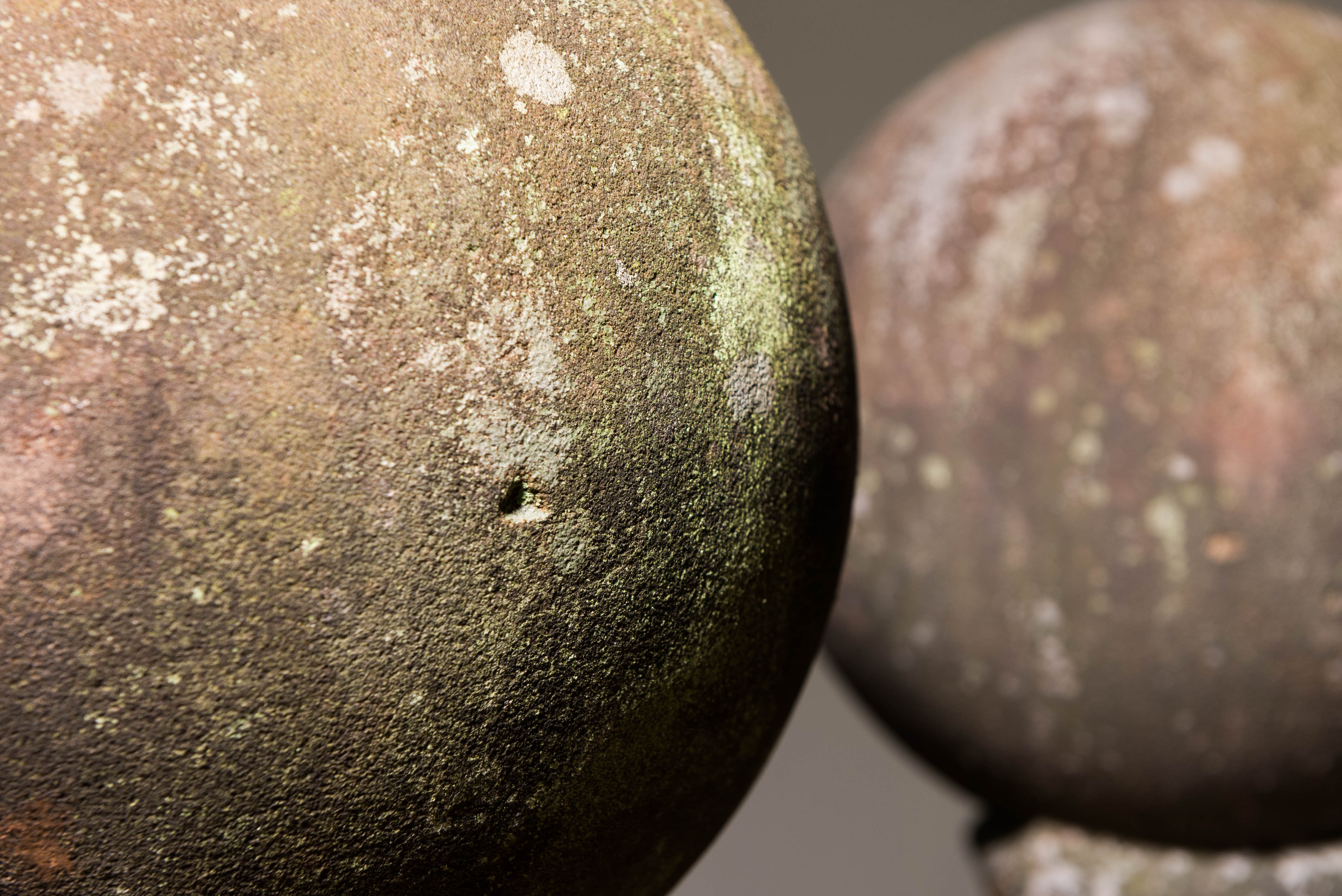 Carved Stone Ball Finials image 3