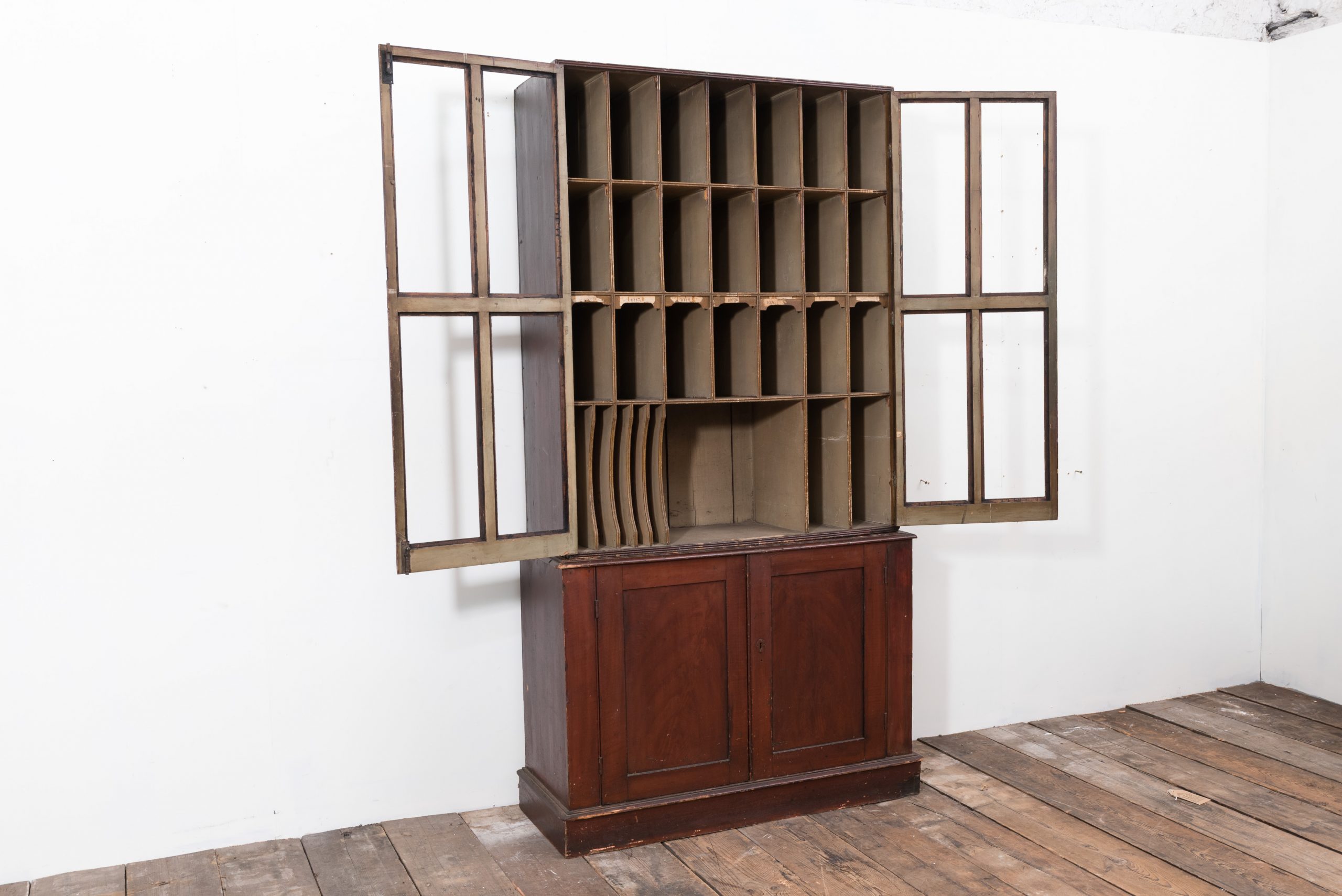 Antique Pigeon Hole Cupboard image 3