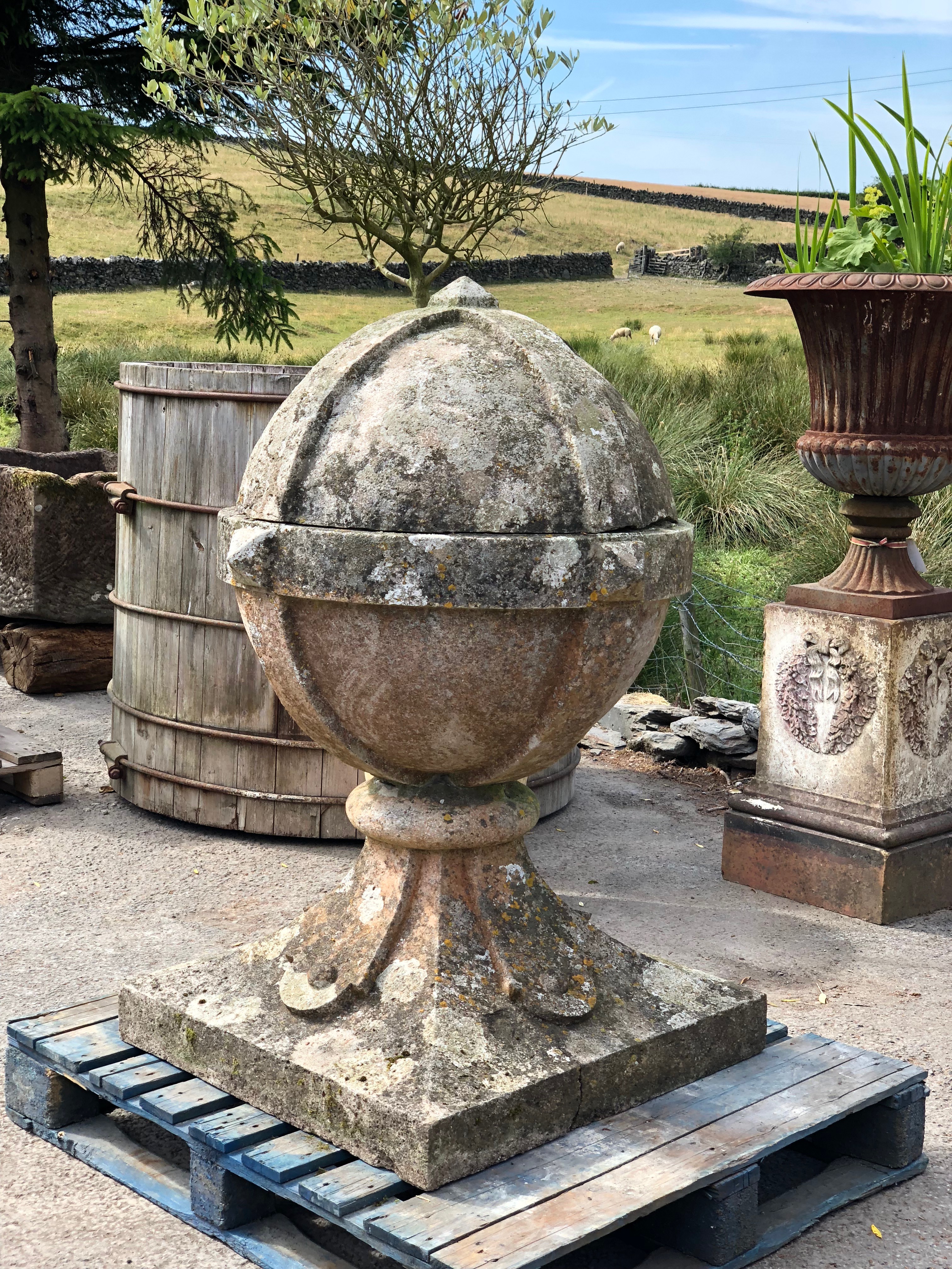 Large 19thC Ball Finial