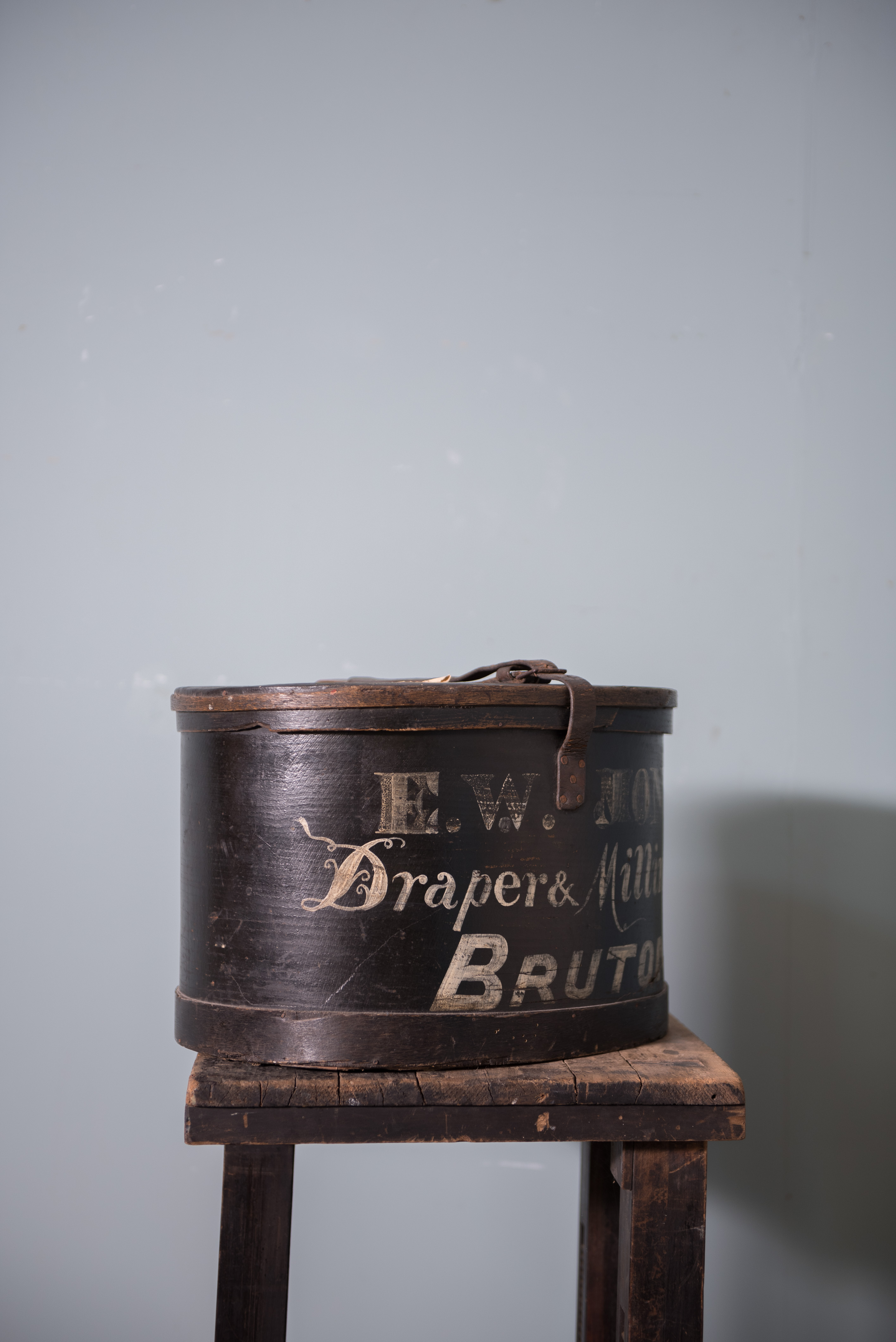 Painted Hat Box