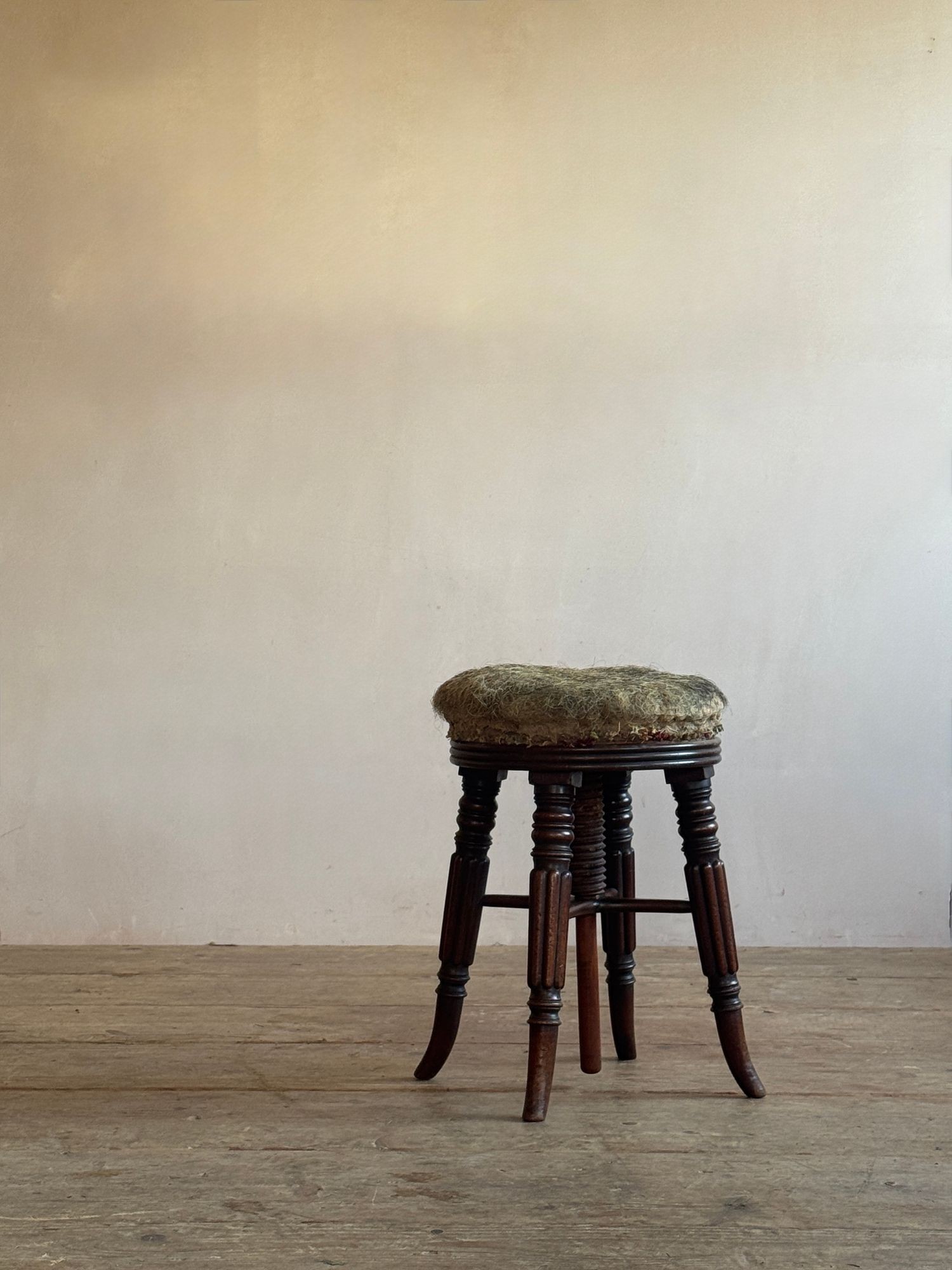 Mahogany Piano Stool by Gillows