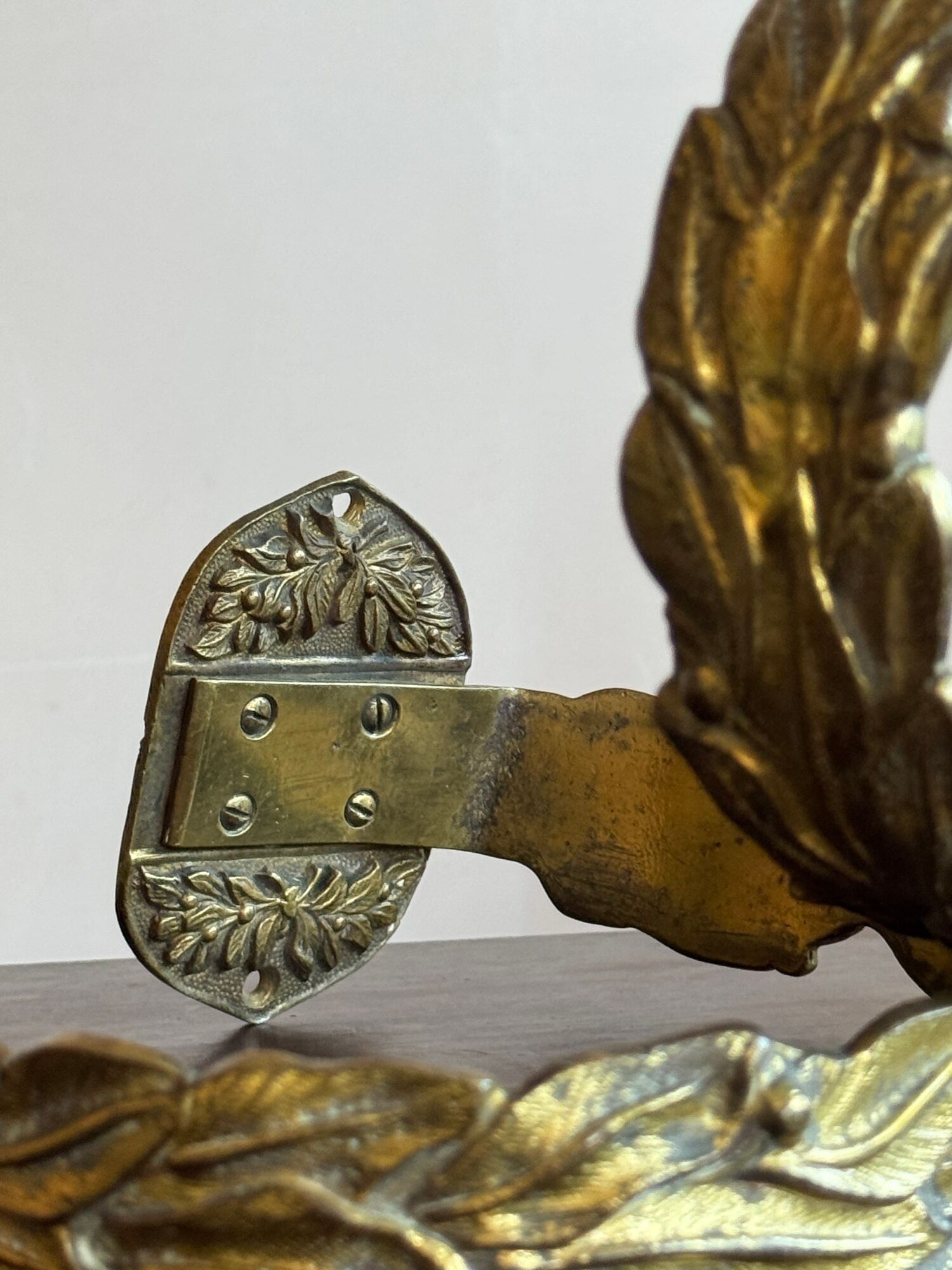 A Pair of 19th Century Gilt Brass Curtain Tie-Backs image 3