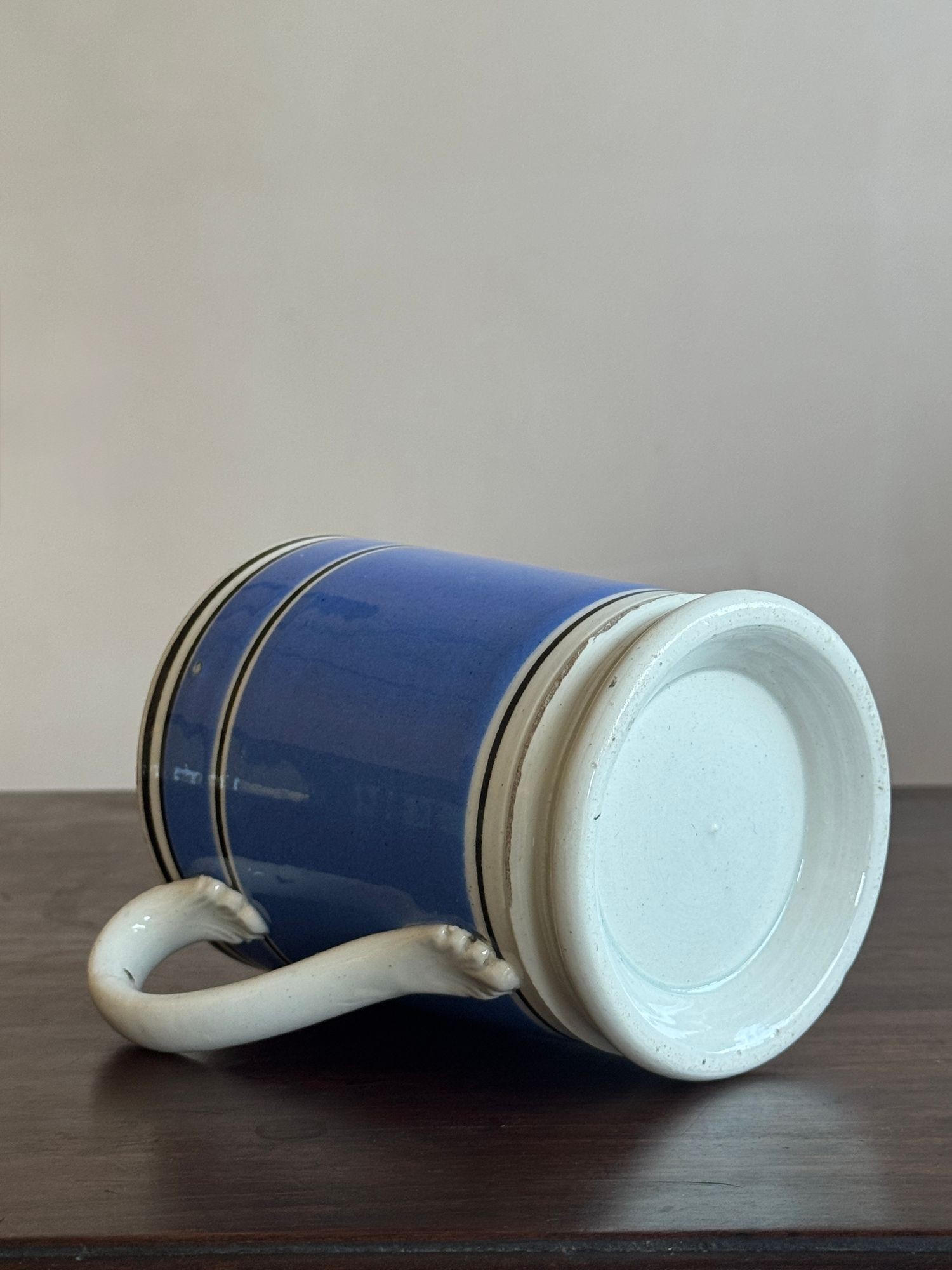 A Victorian Blue-Banded Pint Measure image 5