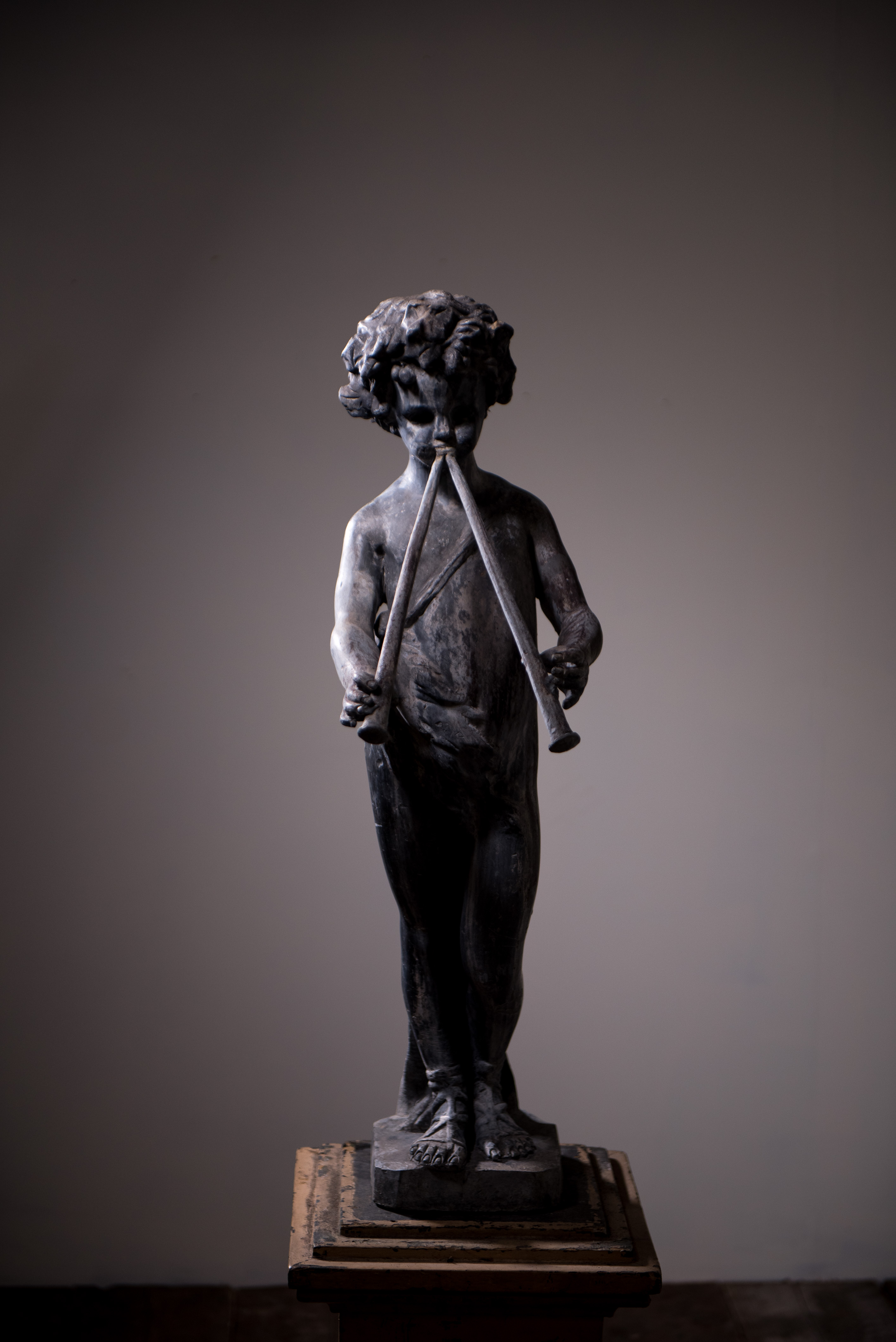 Antique Lead Piping Boy image 12