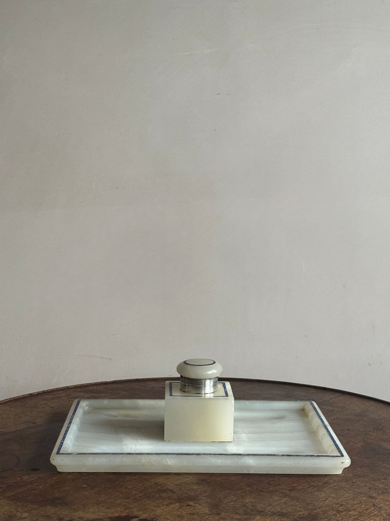 Onyx and Lapis inlaid Inkstand image 9