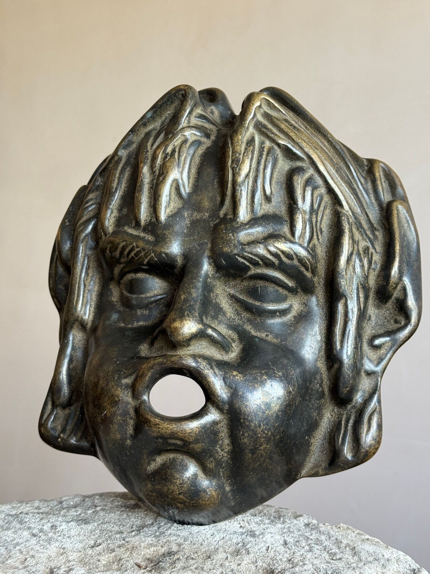 A Bronze Satyr Fountain Mask image 6