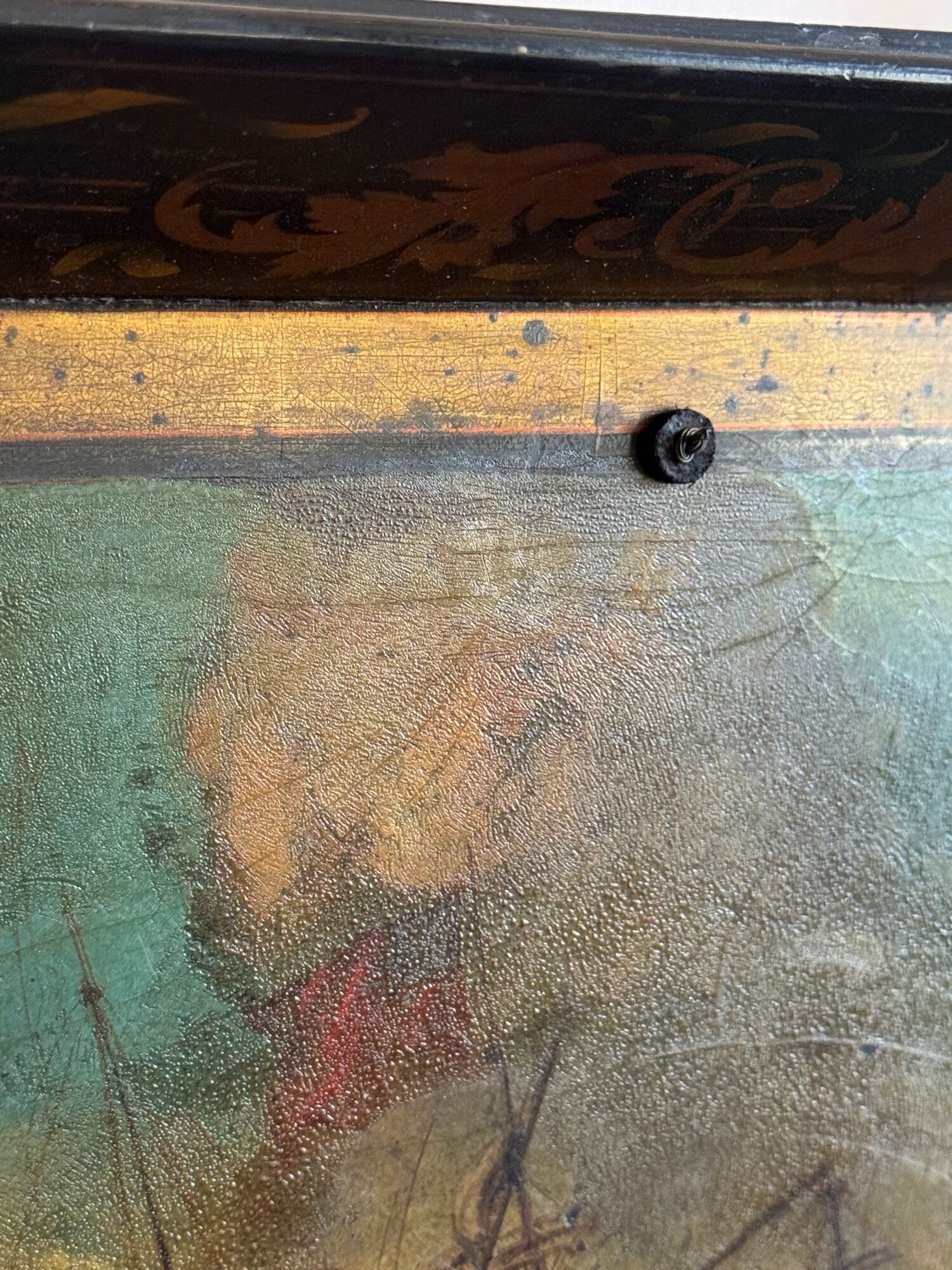 Regency Japanned Papier-mâché Tray image 5