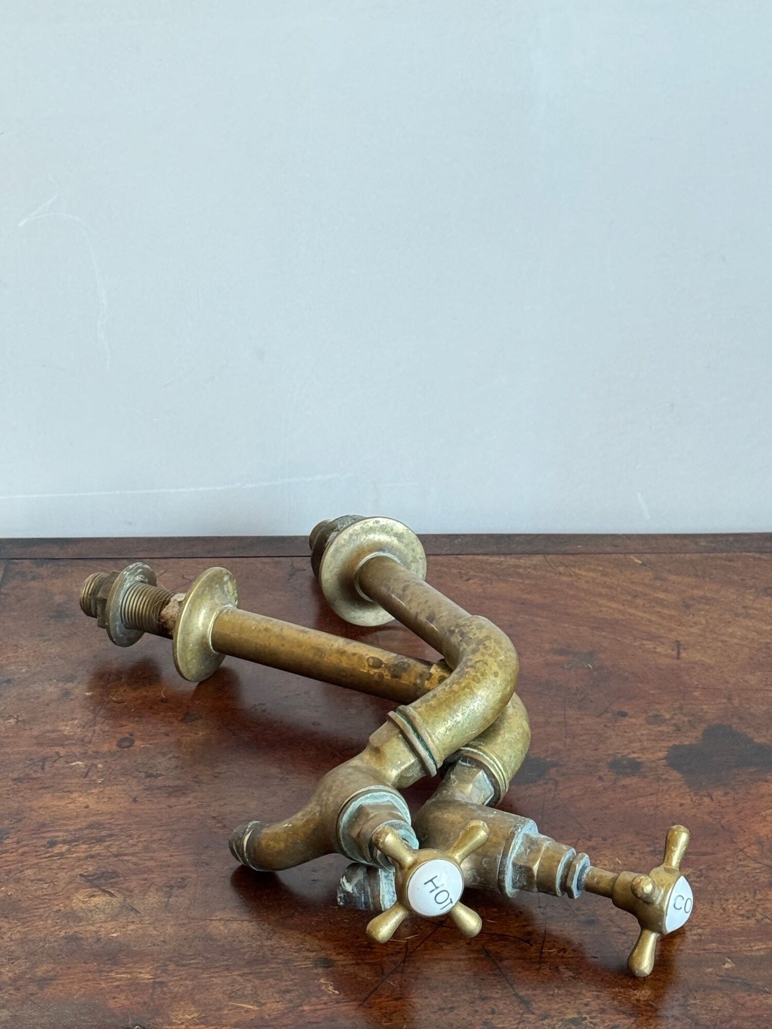 Brass bib taps on standpipe image 3