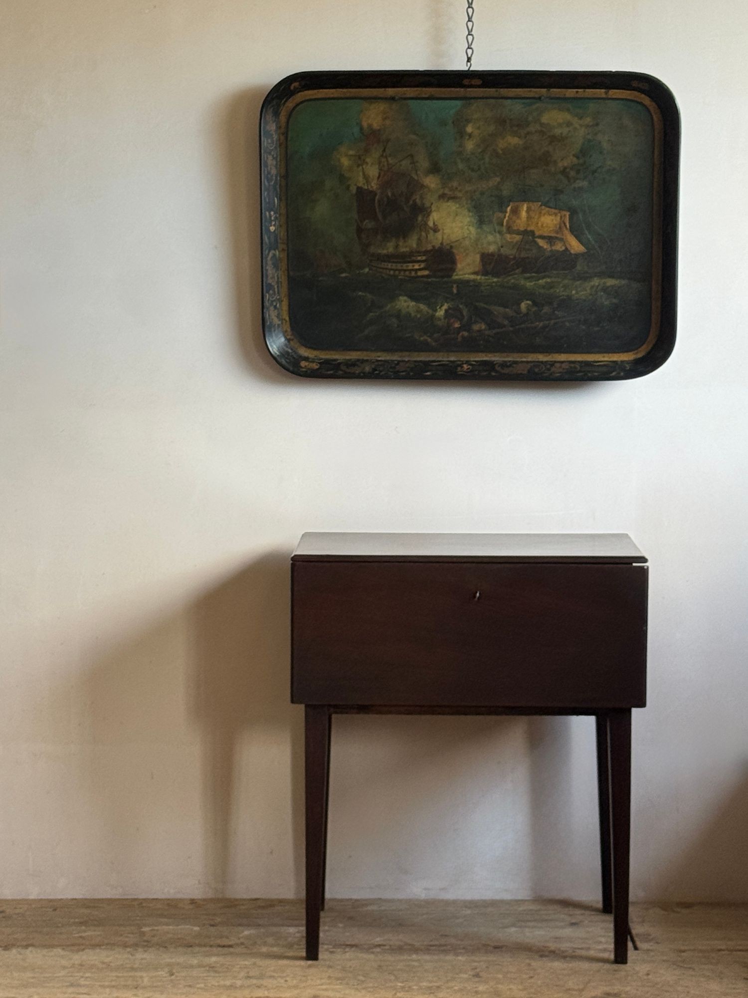 Regency Japanned Papier-mâché Tray image 3