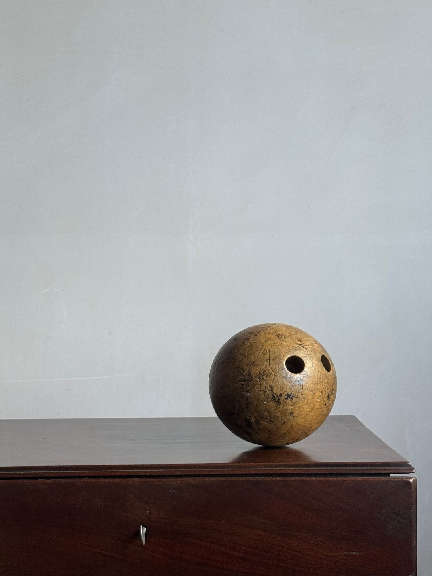 19thC Treen Bowling Ball image 6
