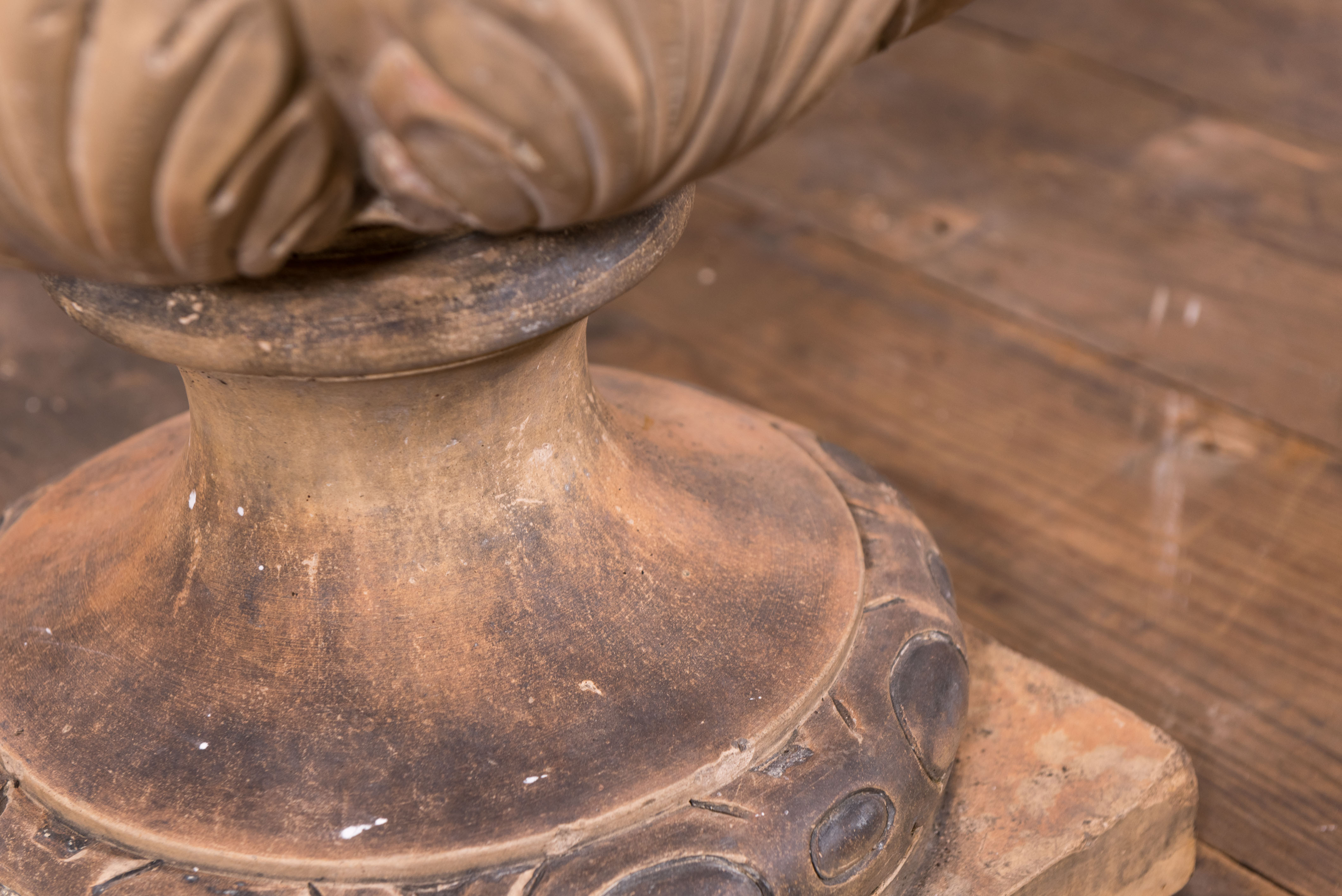 A Pair of English Terracotta Urns by Doulton & Co image 3