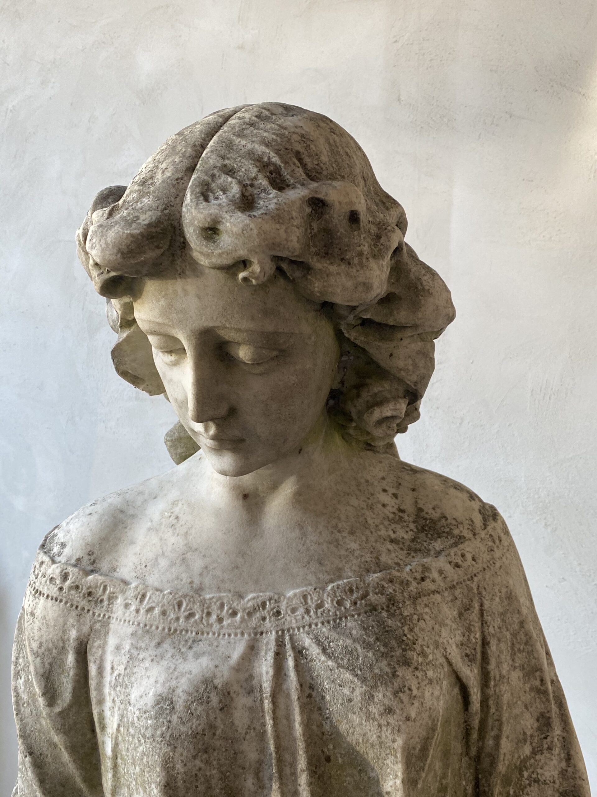 19thC Statuary Marble Figure image 6