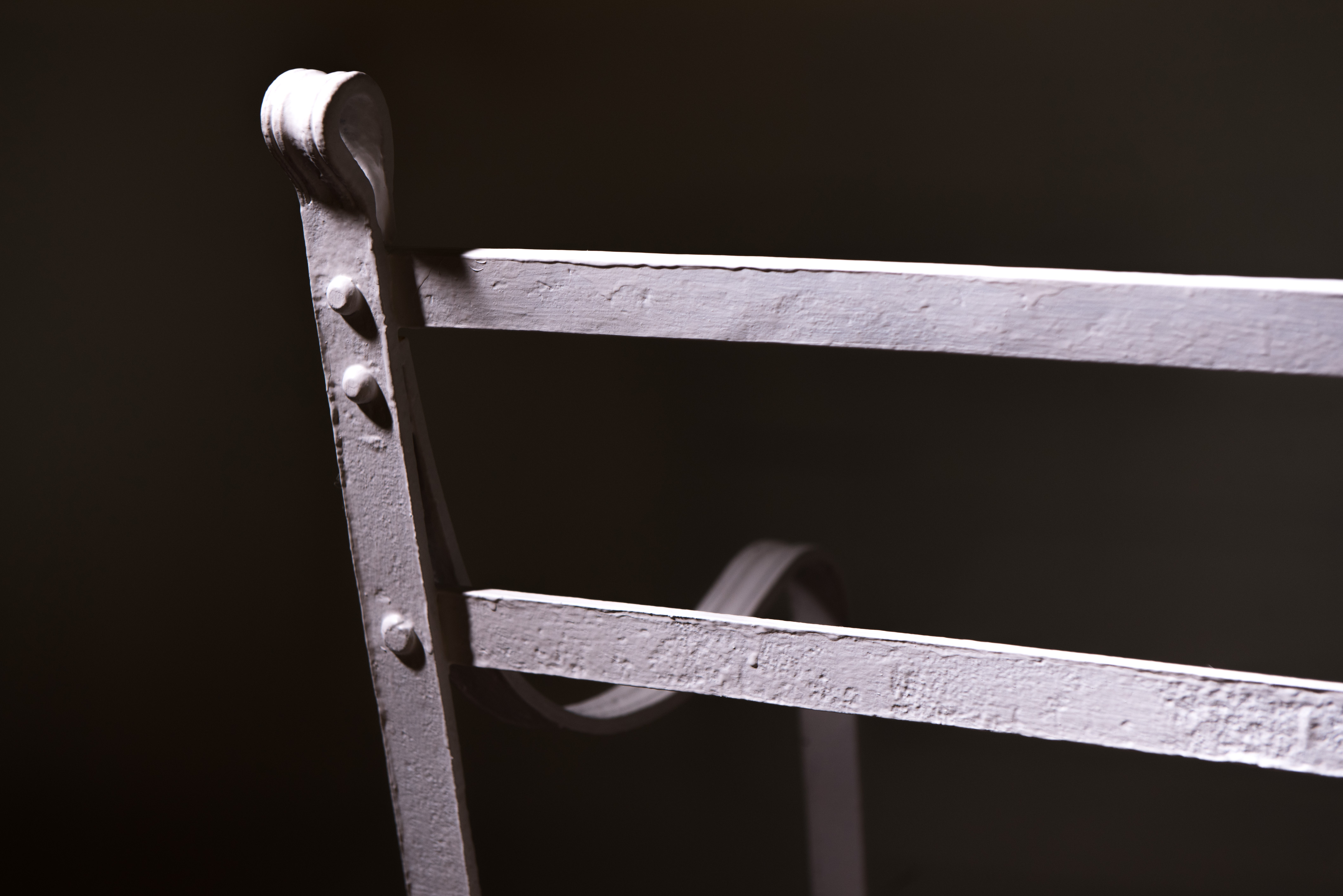 Regency Reeded Wrought Iron Garden Bench image 12