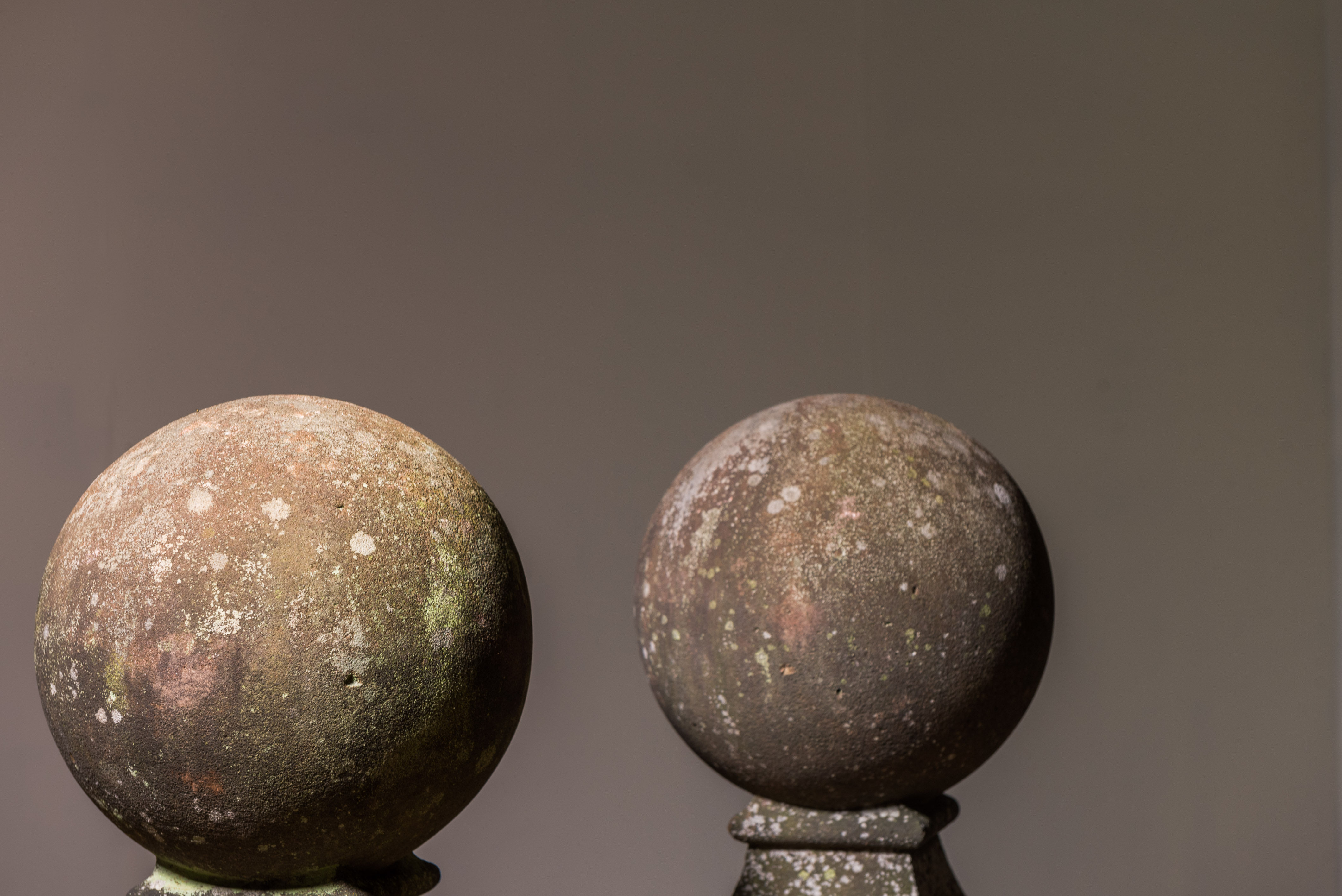 Carved Stone Ball Finials image 7