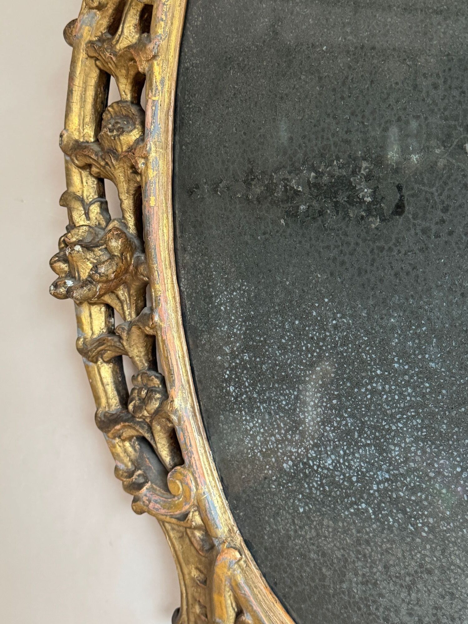 George III period carved giltwood mirror image 10