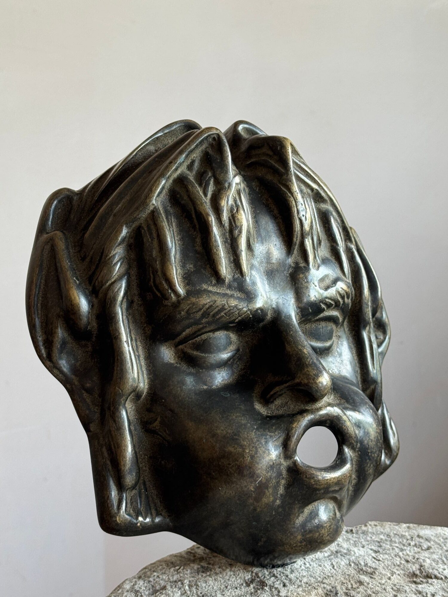 A Bronze Satyr Fountain Mask image 7