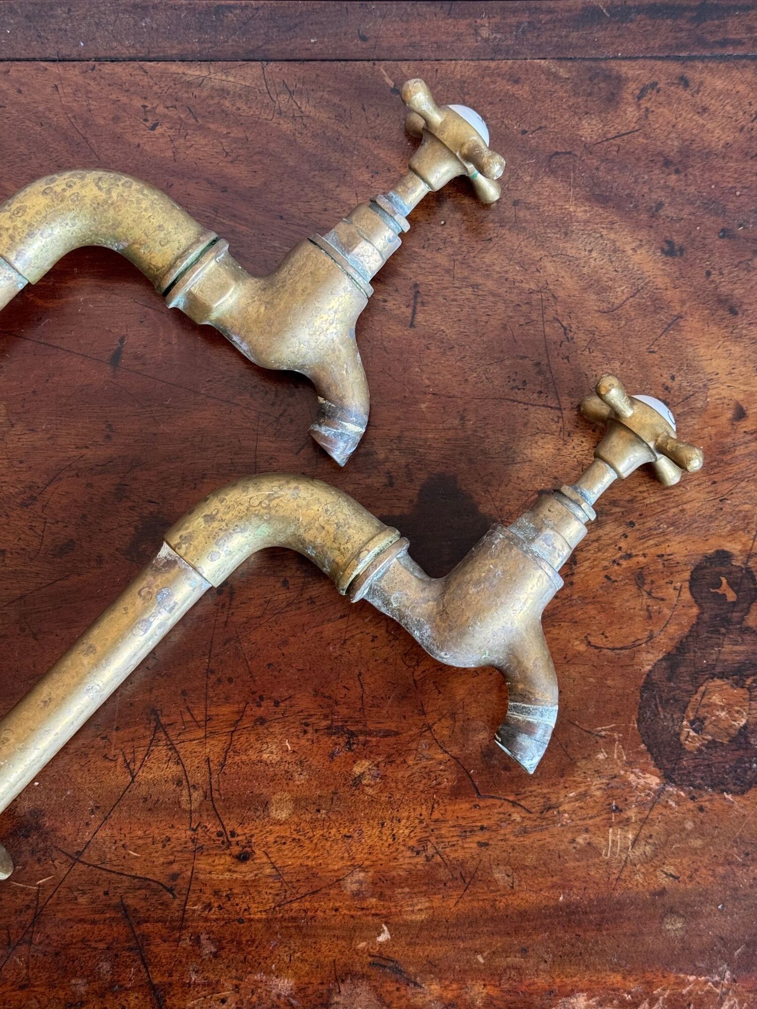 Brass bib taps on standpipe image 5