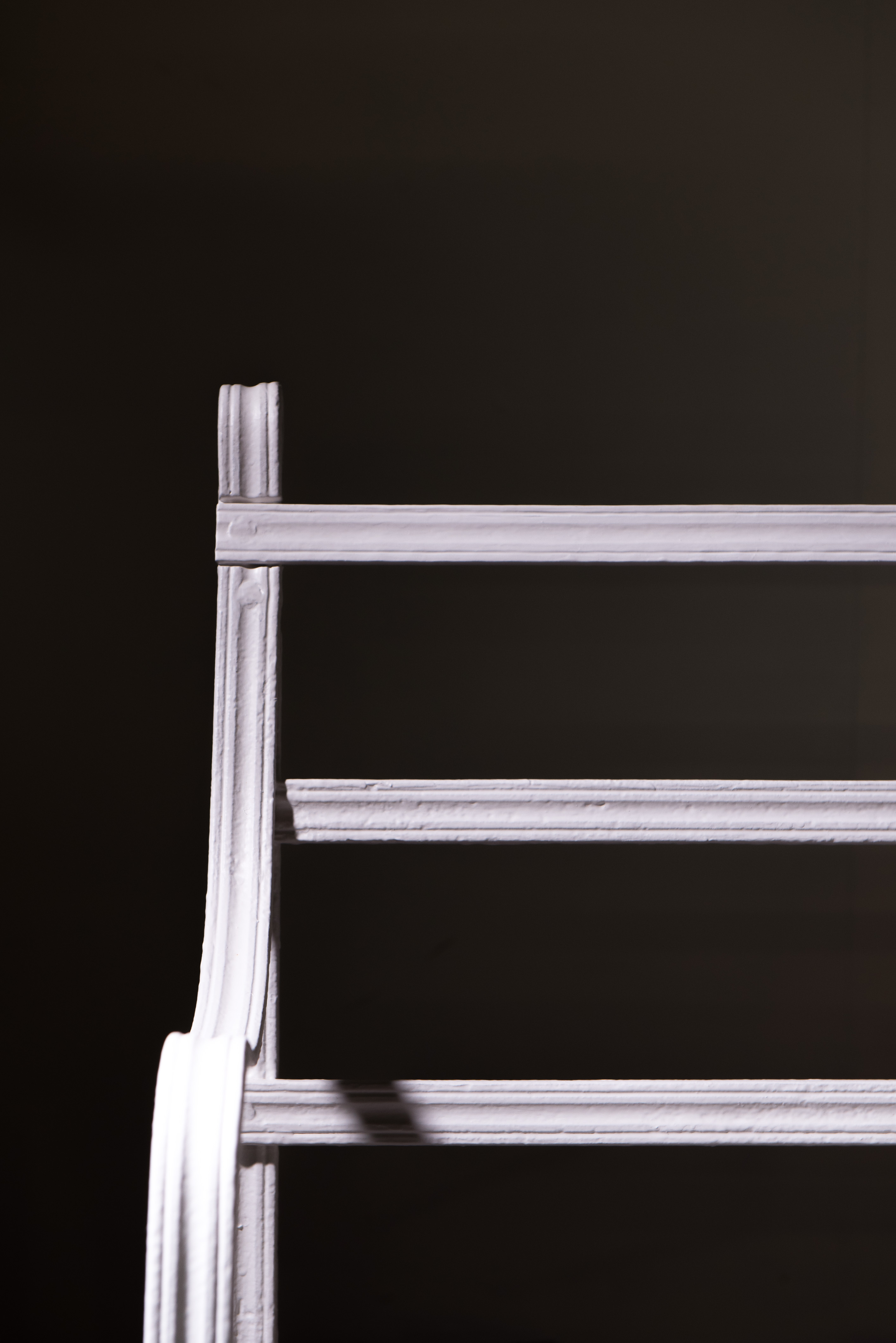Regency Reeded Wrought Iron Garden Bench image 5