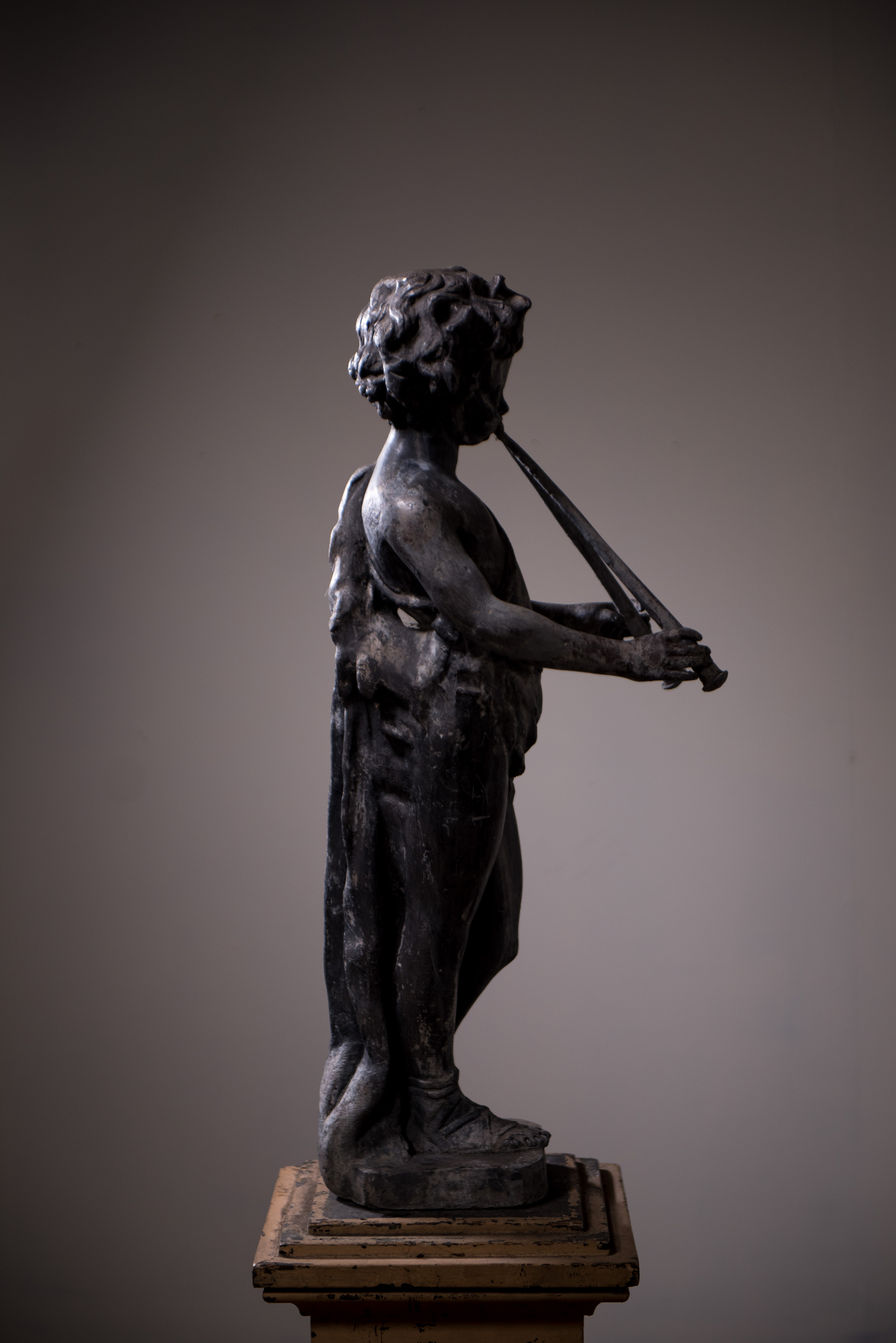 Antique Lead Piping Boy image 8