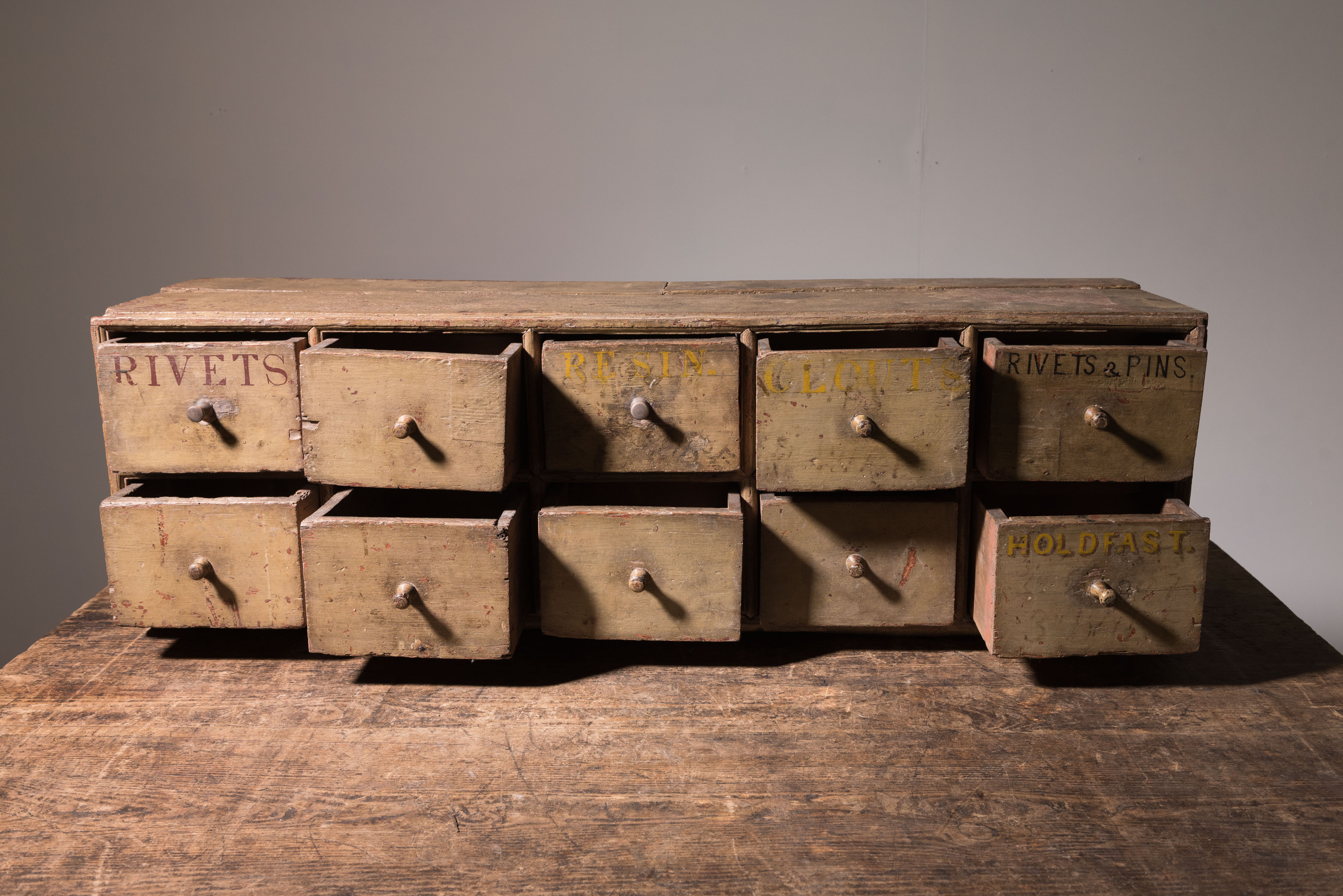 Antique Bank of Drawers image 5