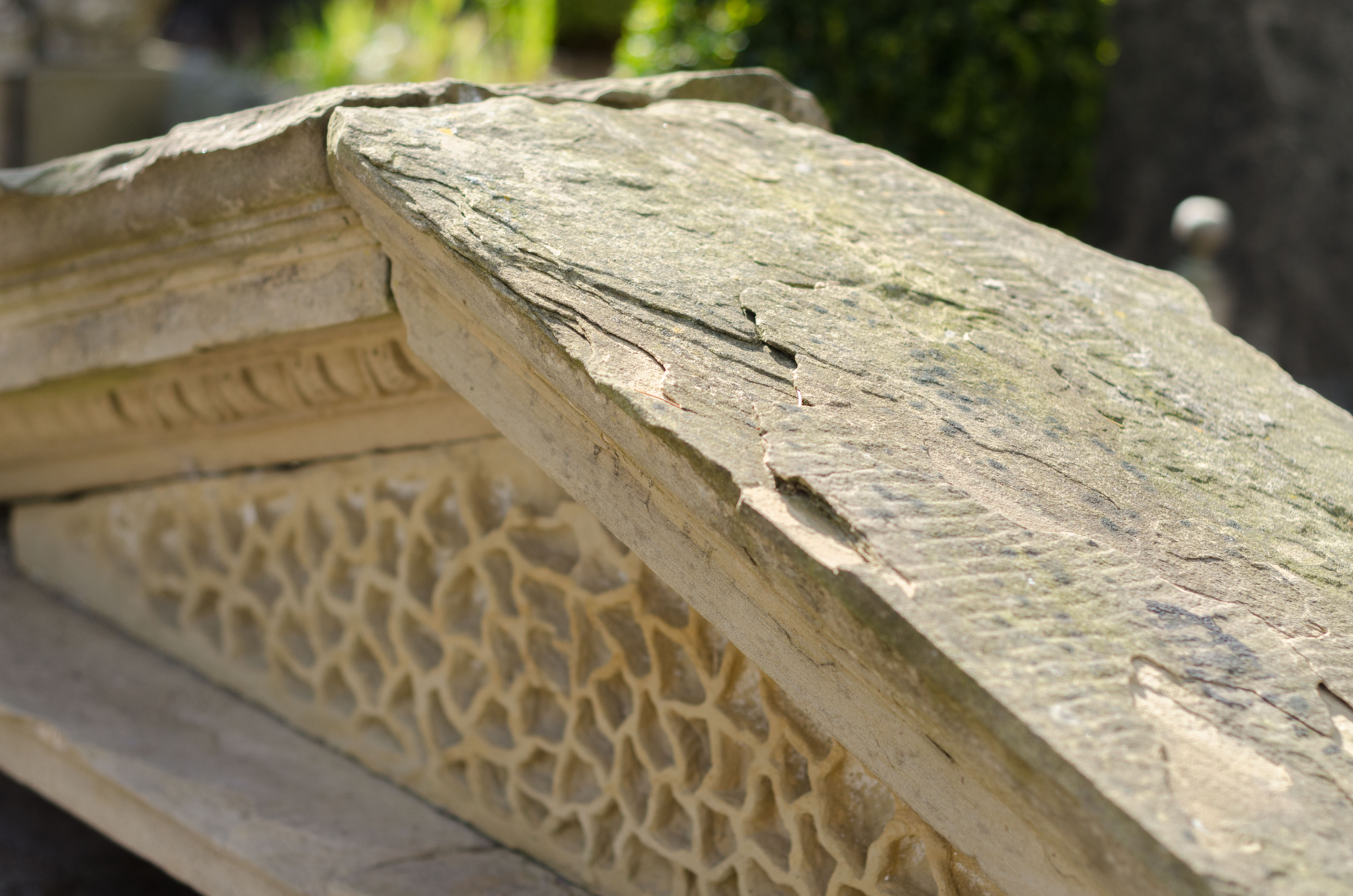 Georgian Carved Sandstone Pediment image 4