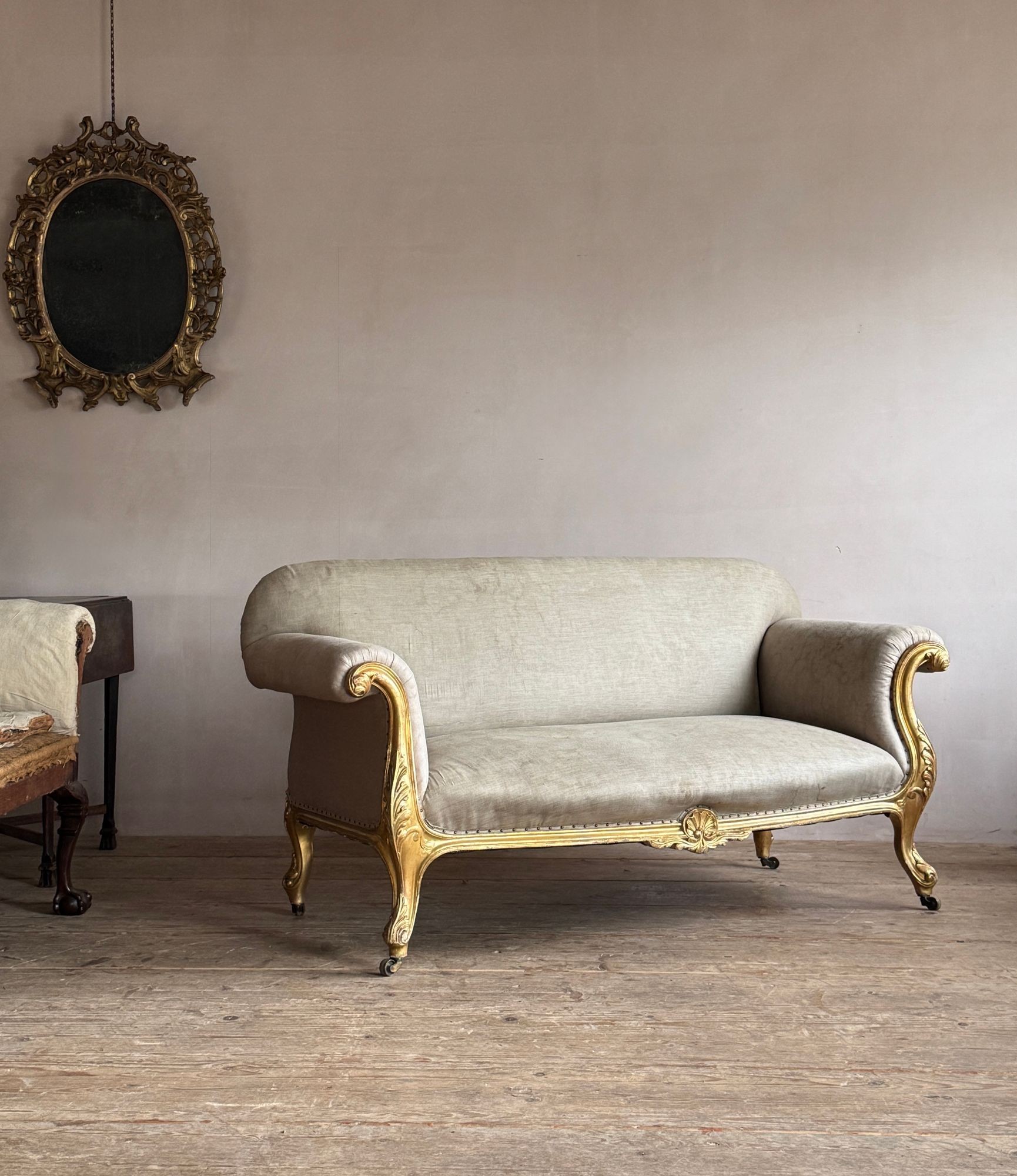 George III Giltwood Sofa image 13