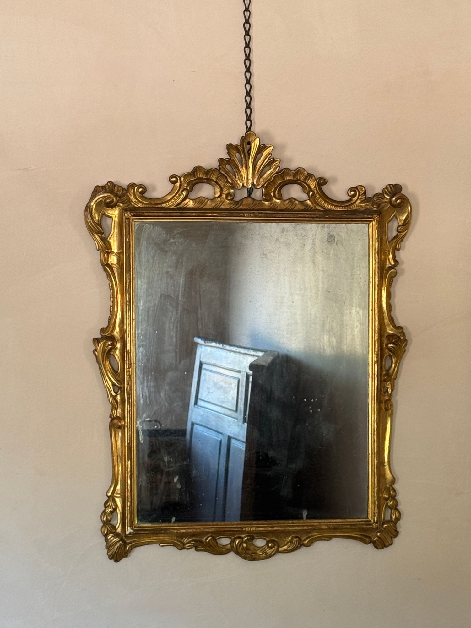 A pair of 18thC Giltwood Mirrors image 5
