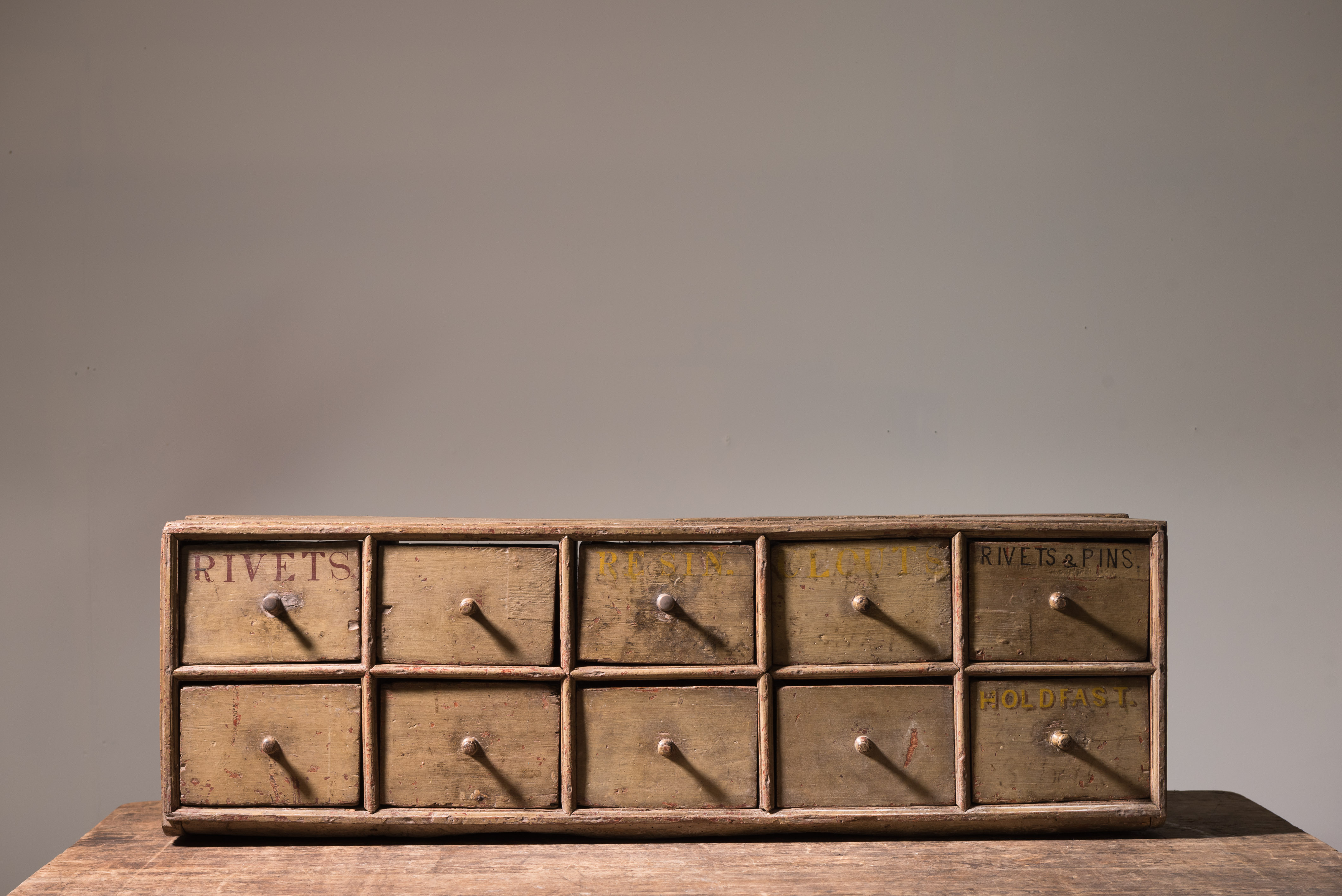 Antique Bank of Drawers image 10