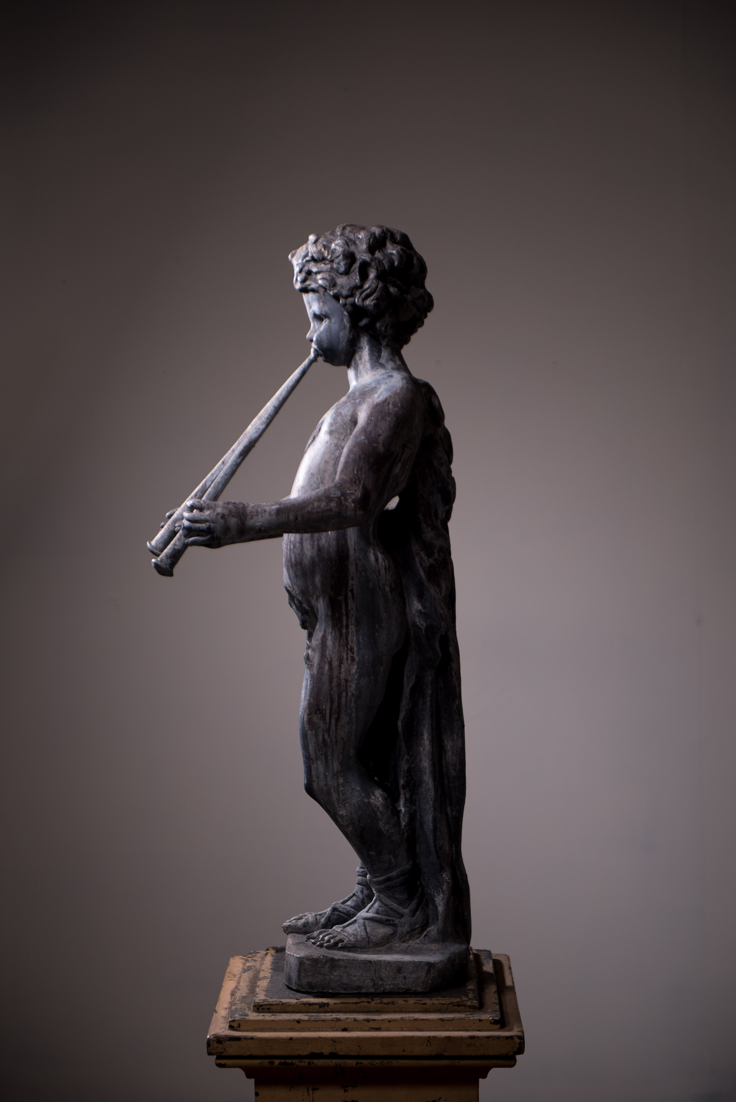 Antique Lead Piping Boy image 10