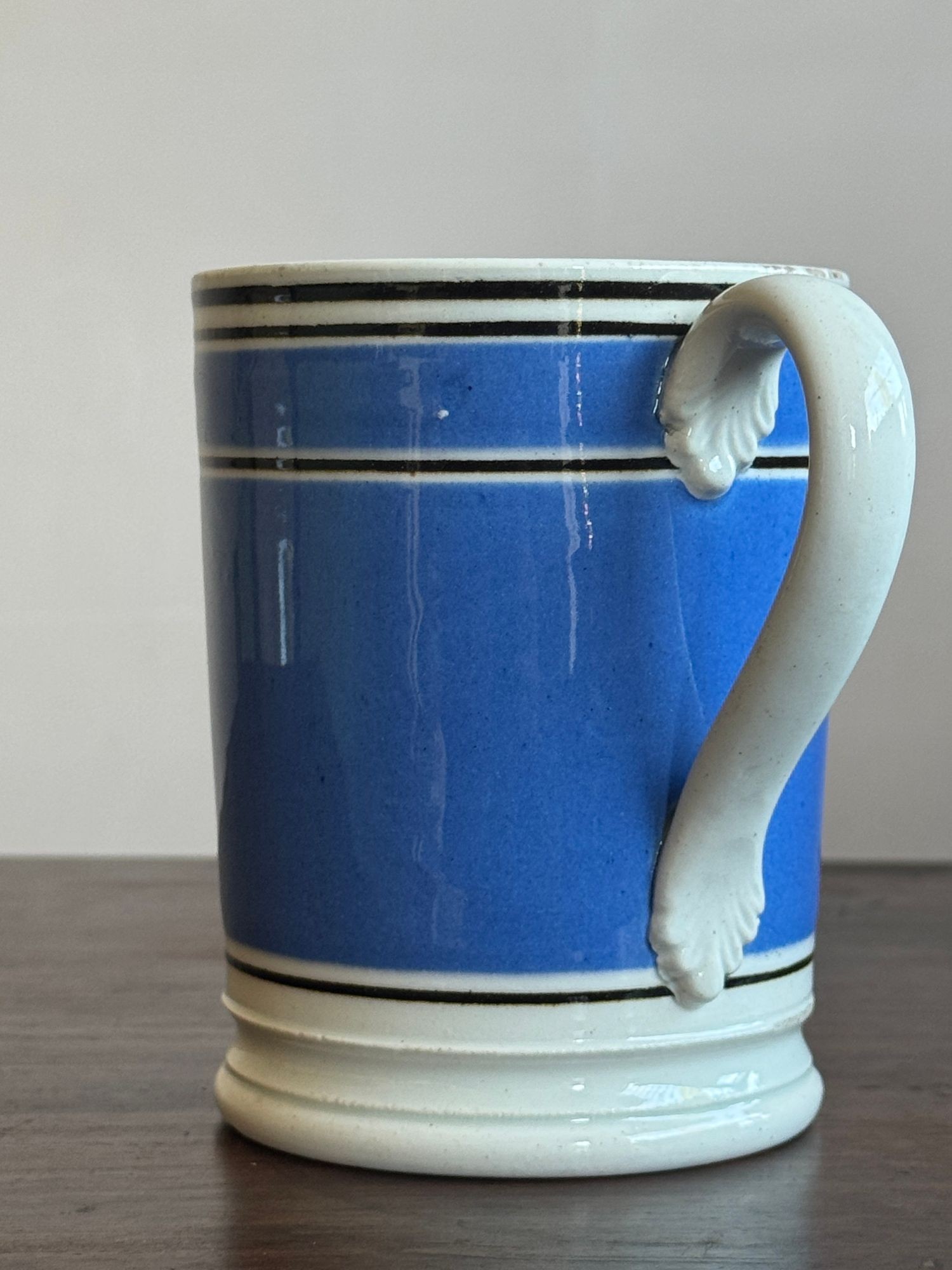 A Victorian Blue-Banded Pint Measure image 4