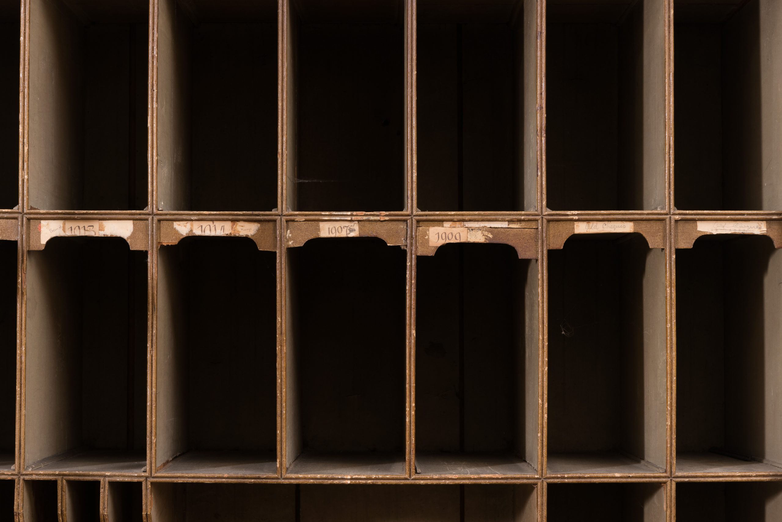 Antique Pigeon Hole Cupboard image 6