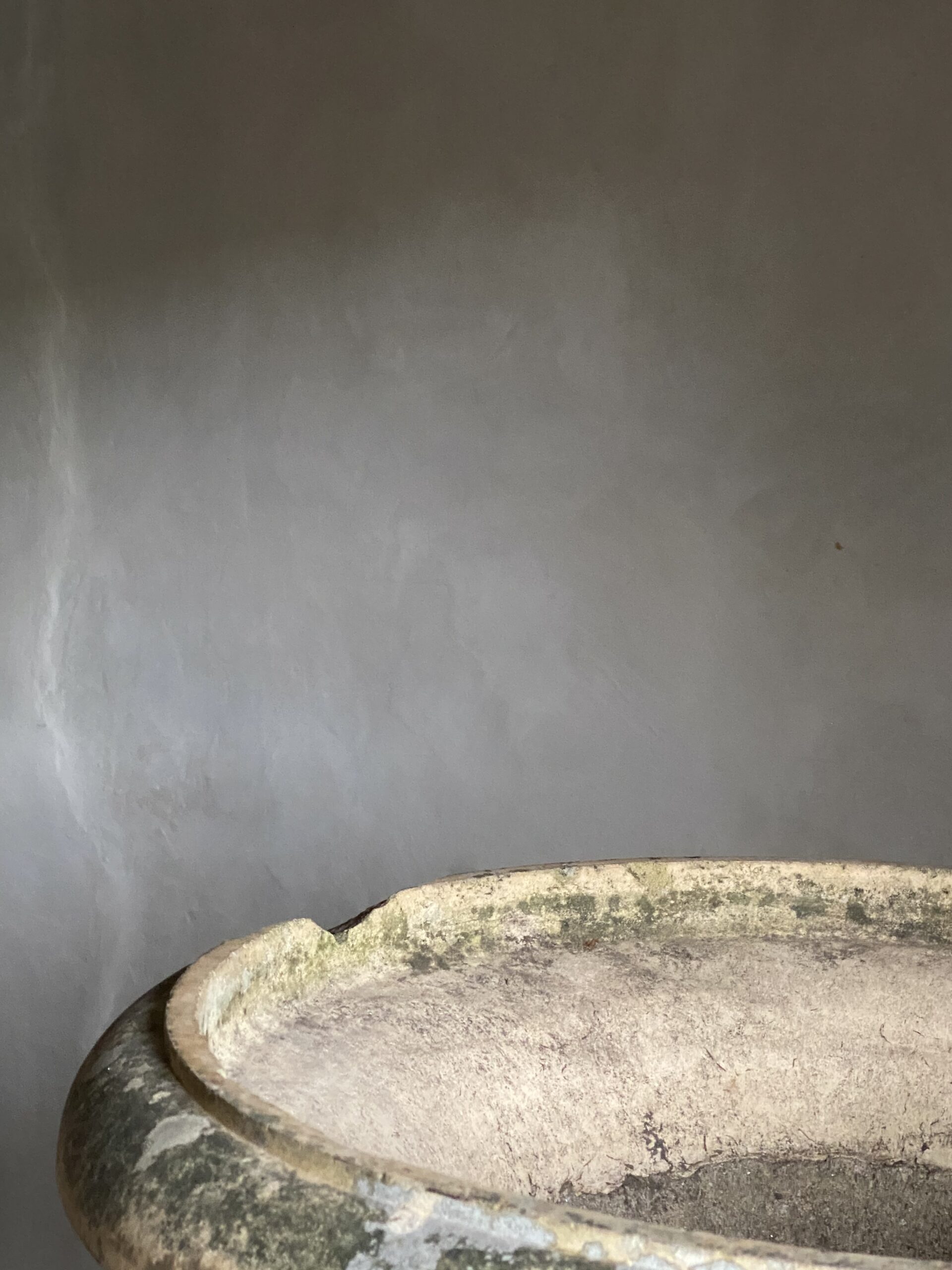 A pair of Buff Terracotta Urns image 4