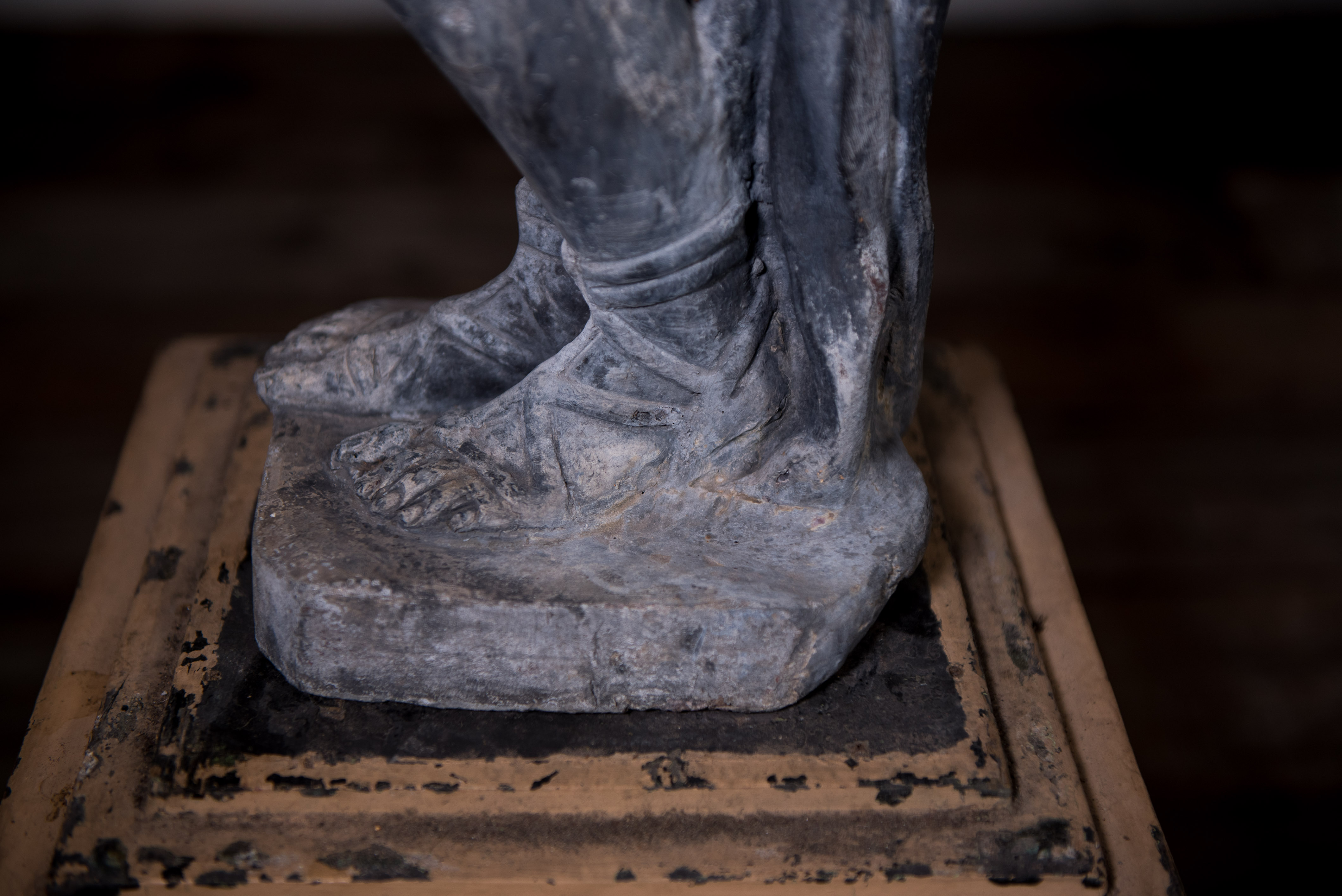Antique Lead Piping Boy image 15