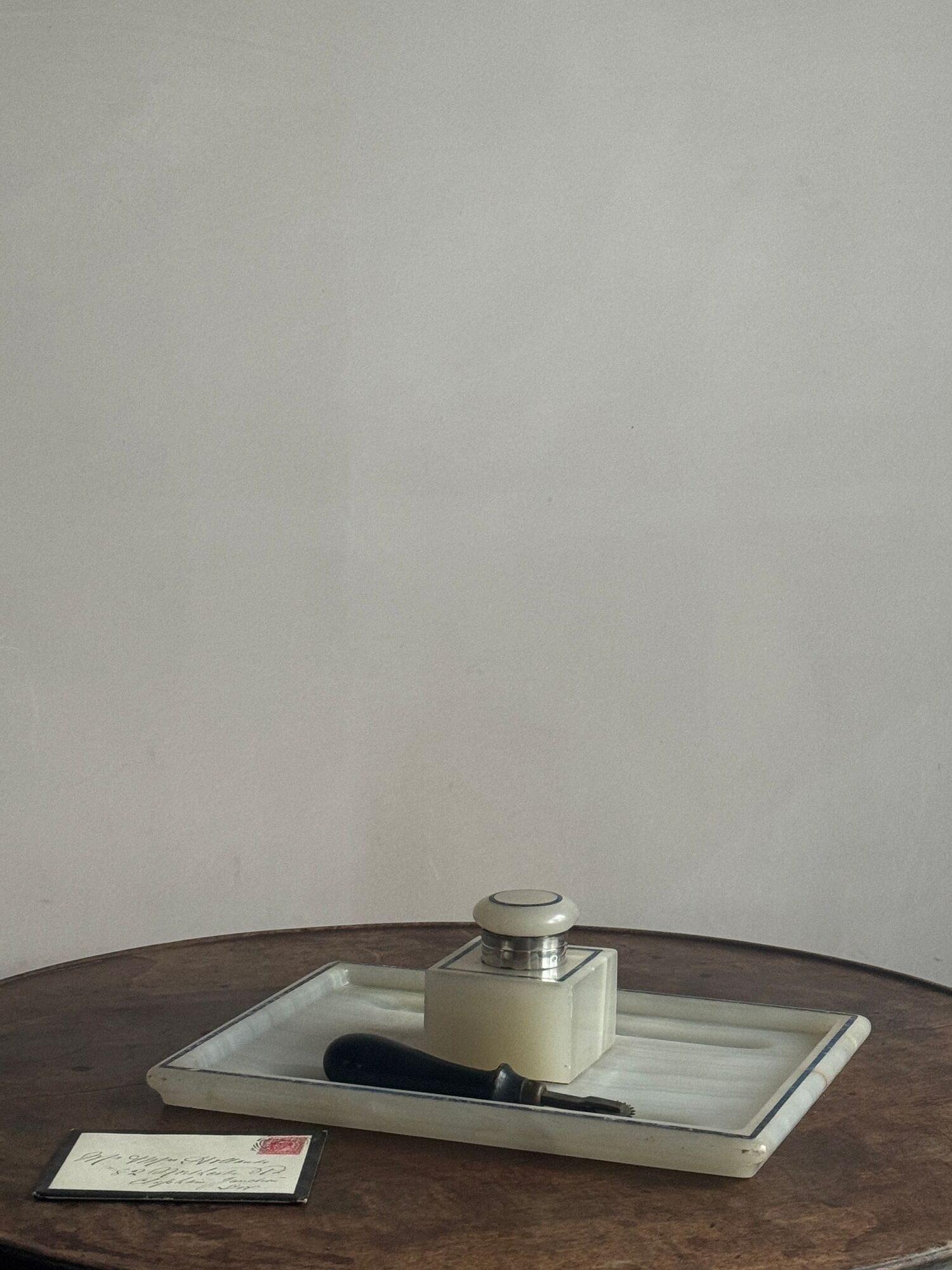 Onyx and Lapis inlaid Inkstand image 4