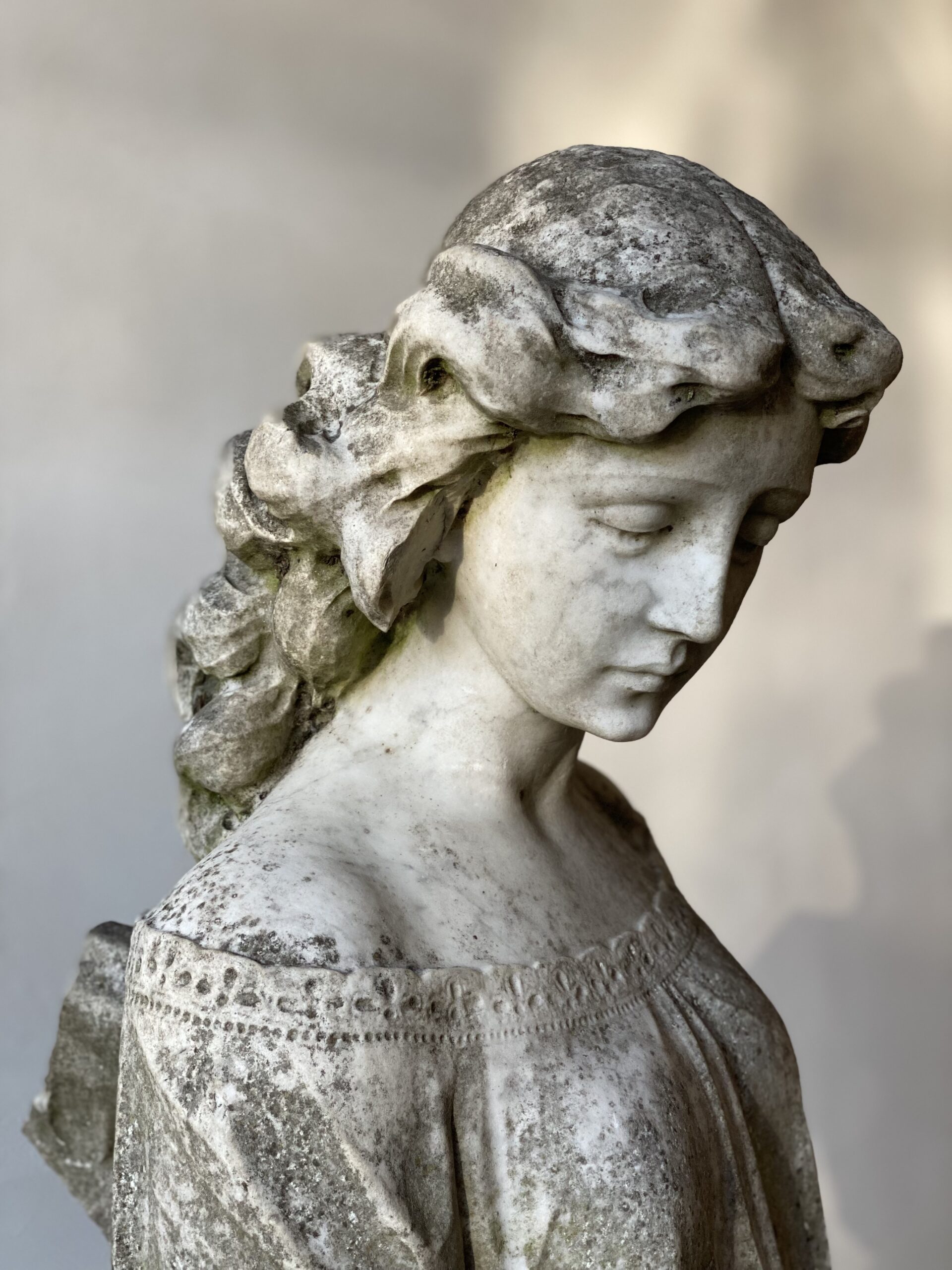 19thC Statuary Marble Figure image 4