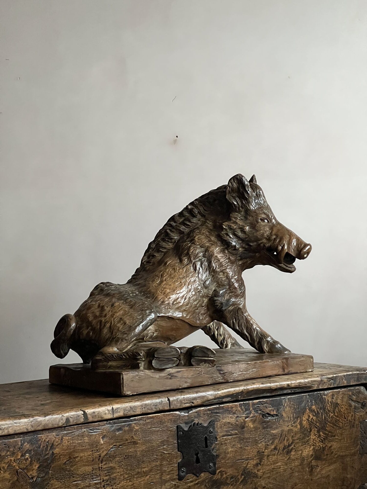 Carved Black Forest ‘il Porcellino’ Boar image 6