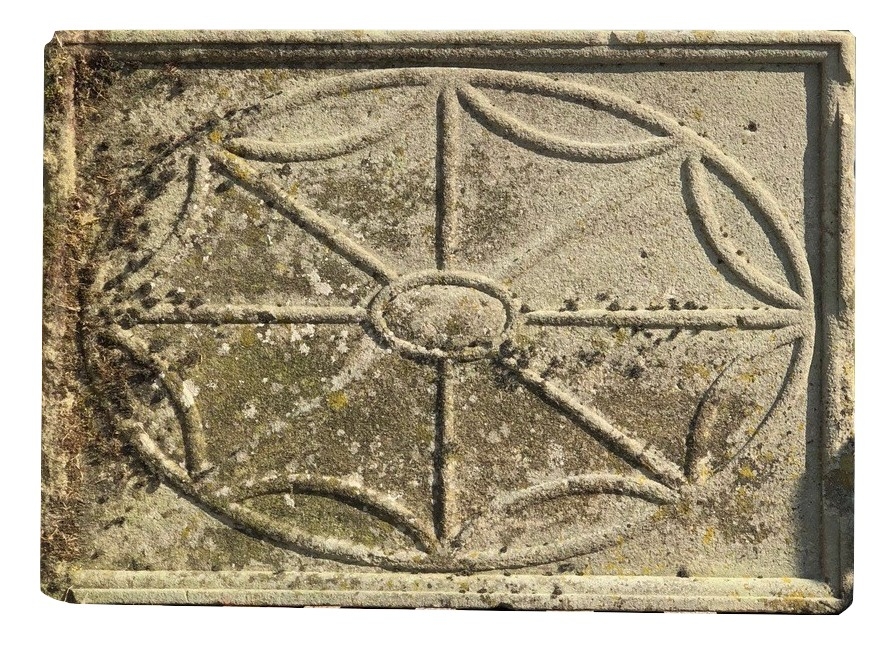 Carved Sandstone Blind Window by Robert Adam