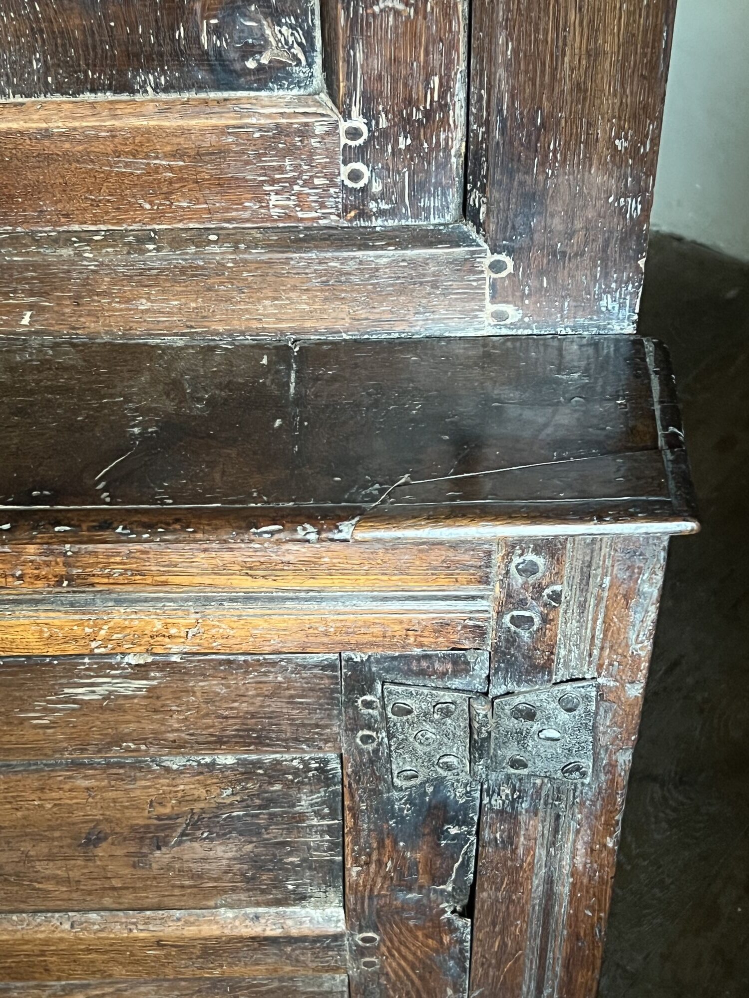 17thC Oak Press or Court Cupboard image 14