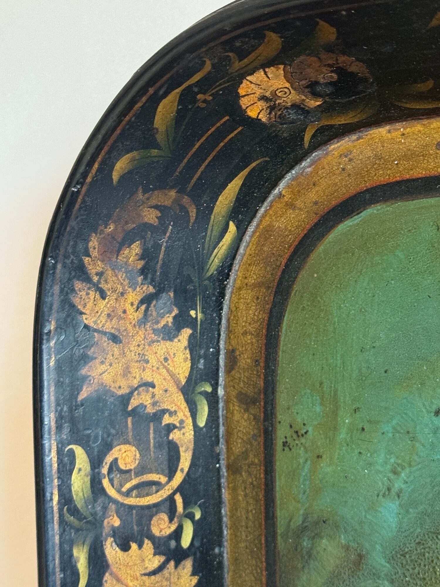 Regency Japanned Papier-mâché Tray image 9