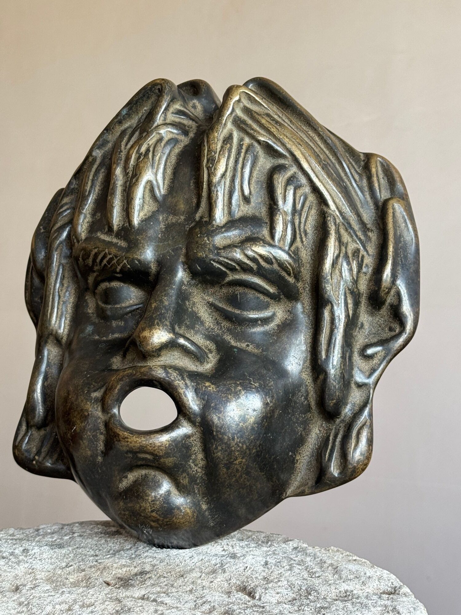 A Bronze Satyr Fountain Mask image 8