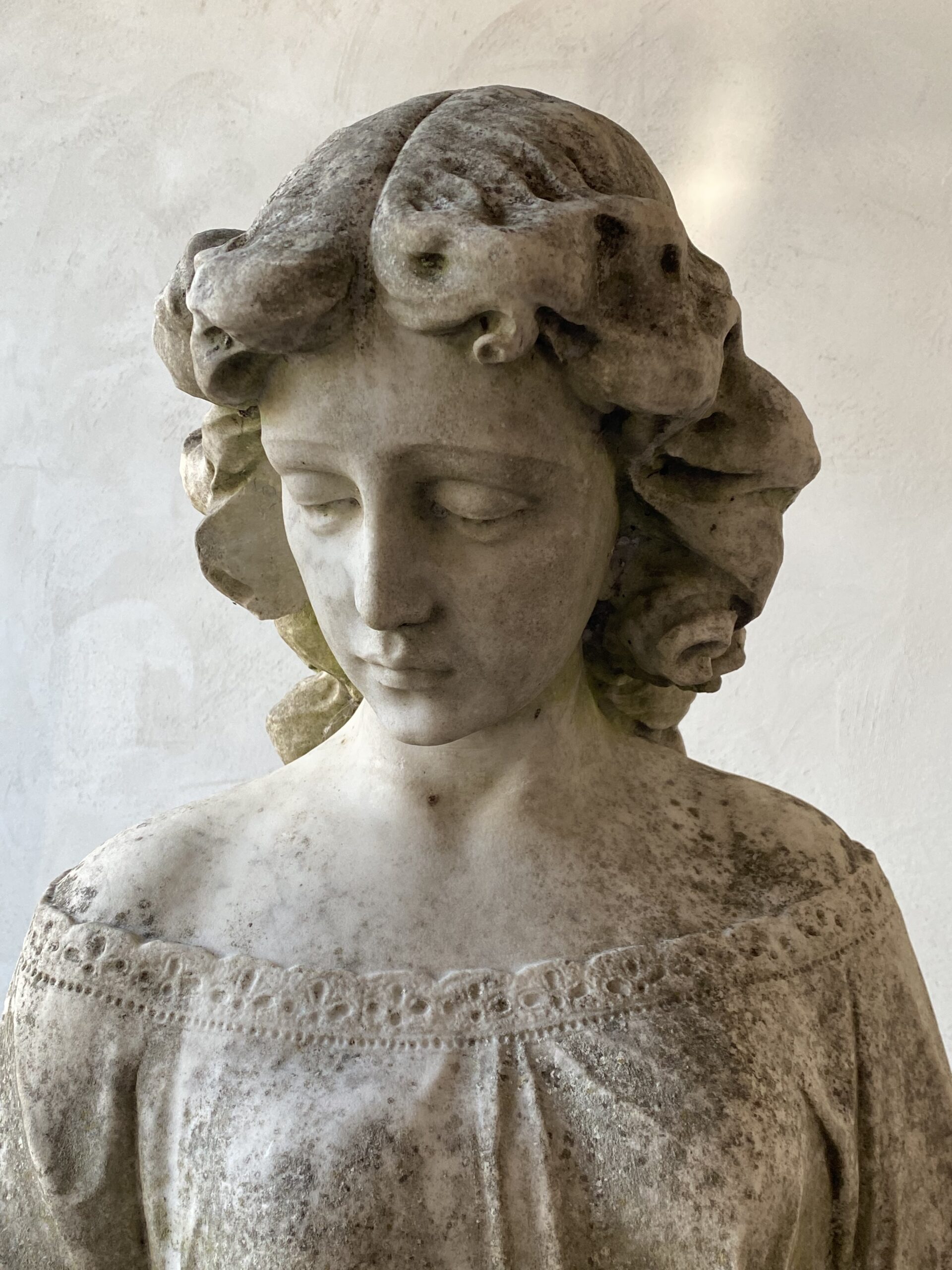 19thC Statuary Marble Figure image 9