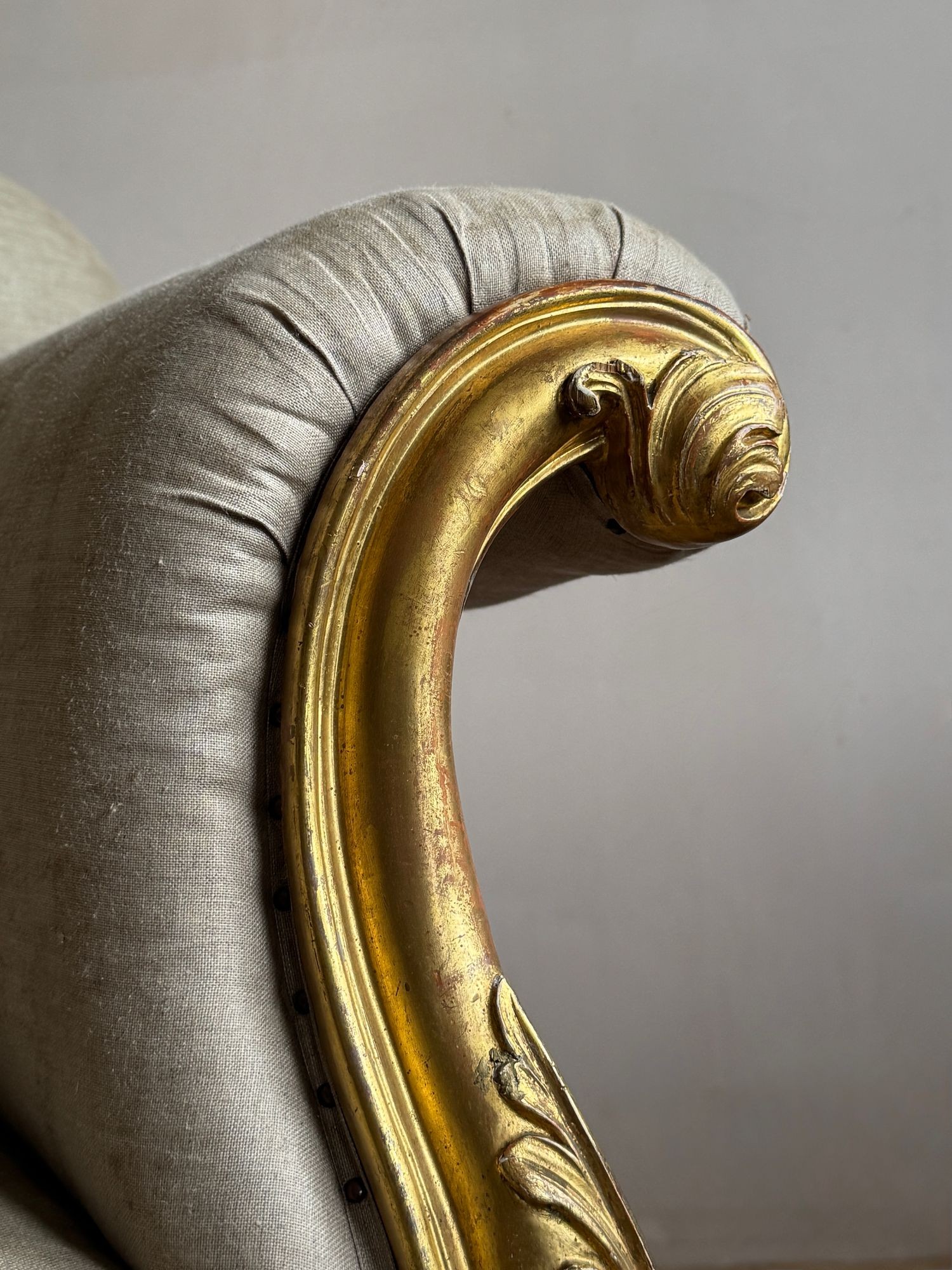 George III Giltwood Sofa image 9